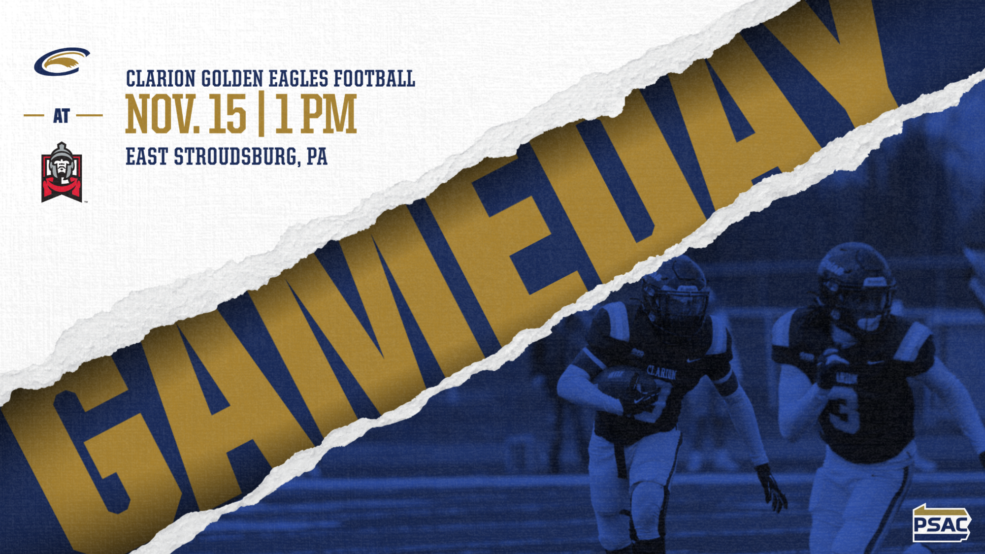 2025 clarion football gameday - week 11 at esu