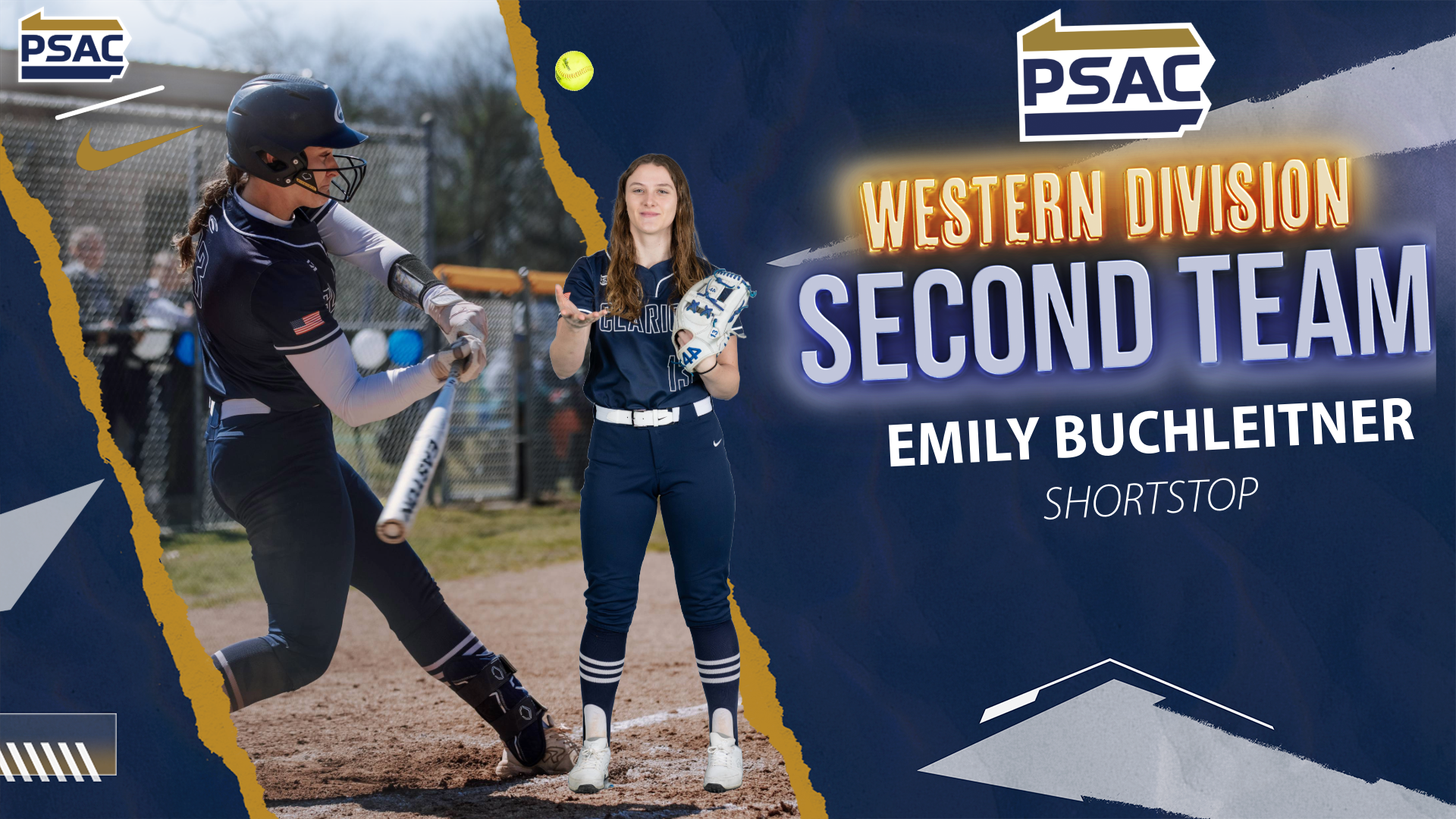 emily buchleitner second team all psac