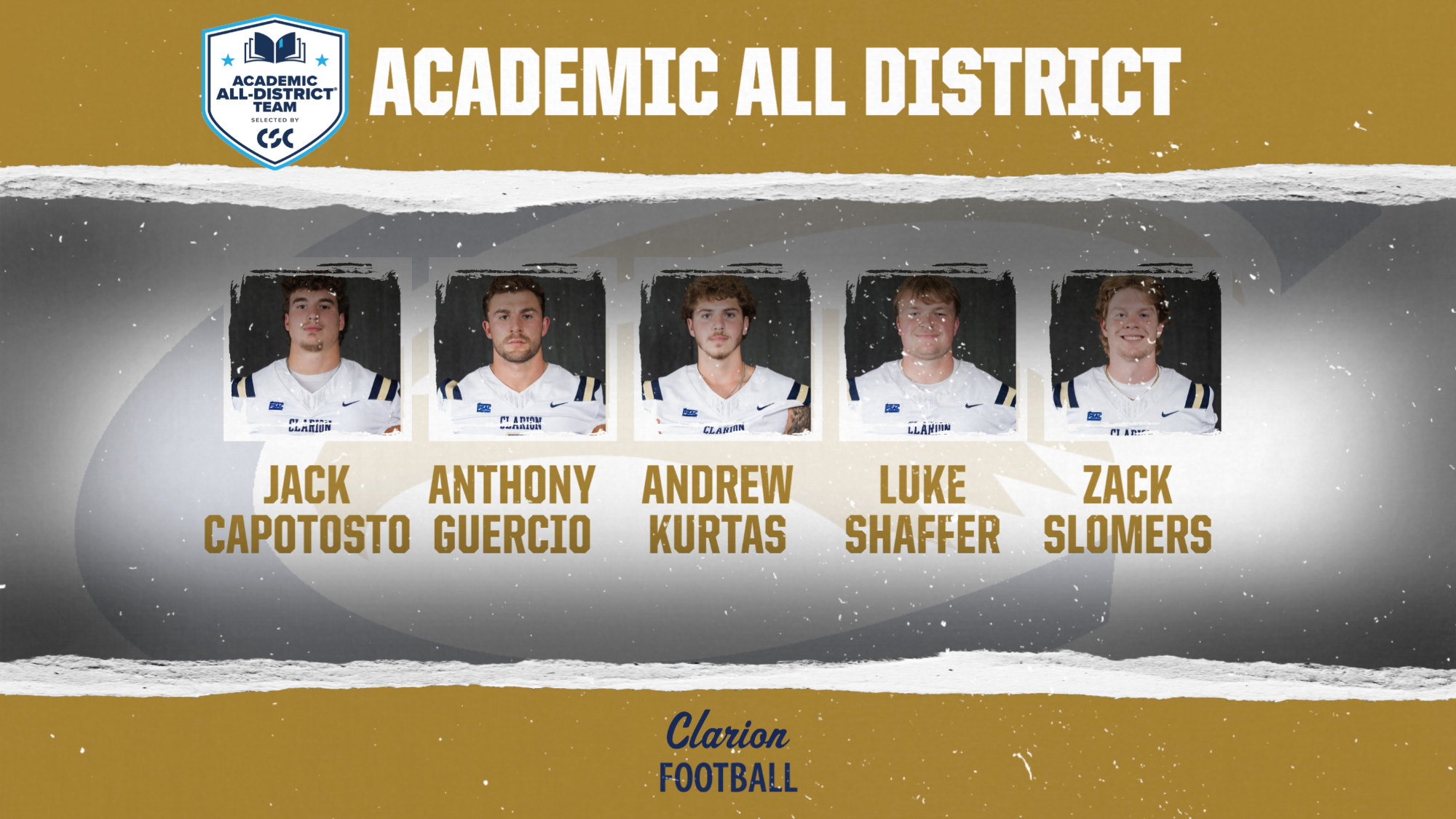 2025 college sports communicators football academic all district