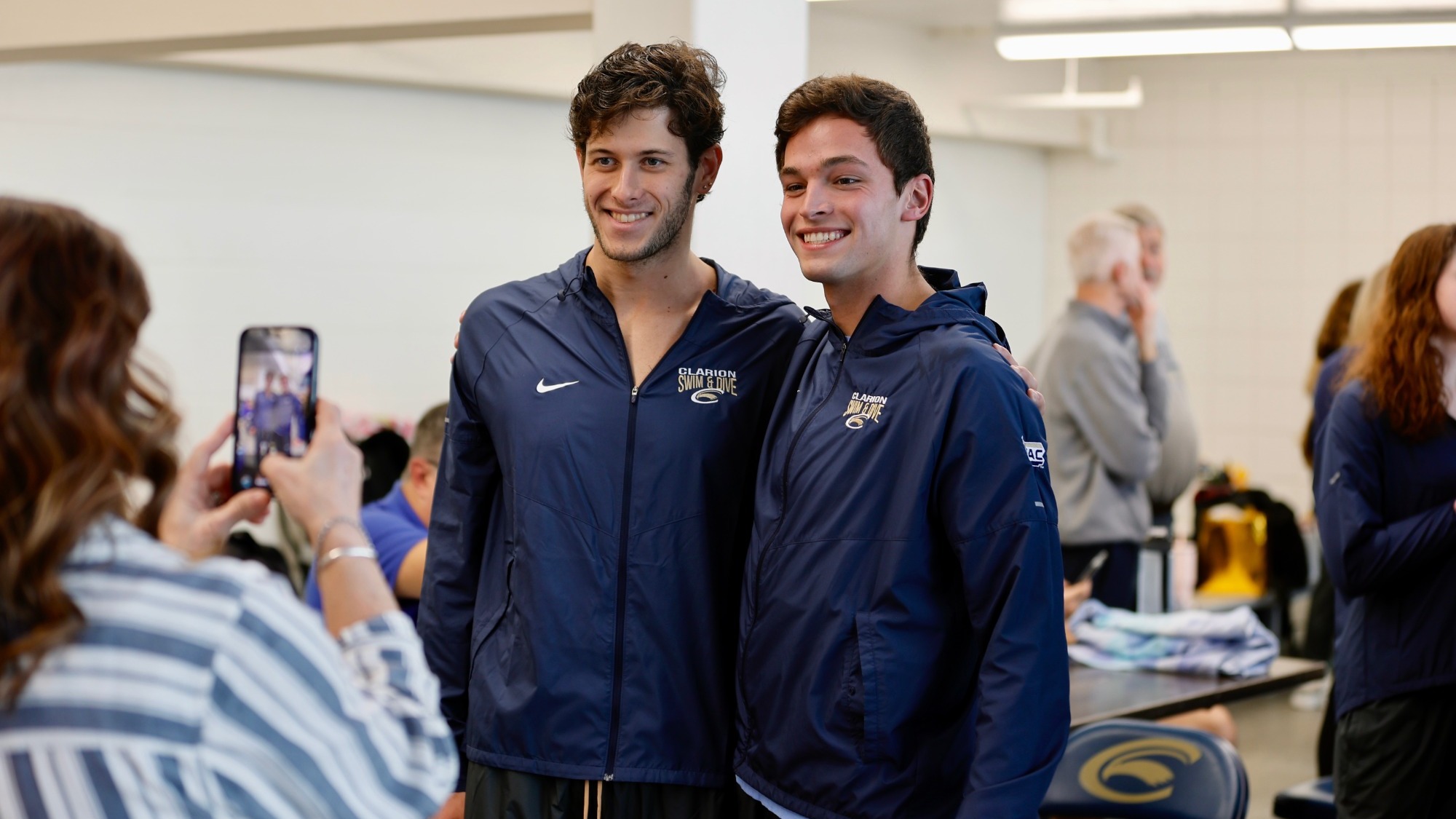 men's swimming & diving senior day photo