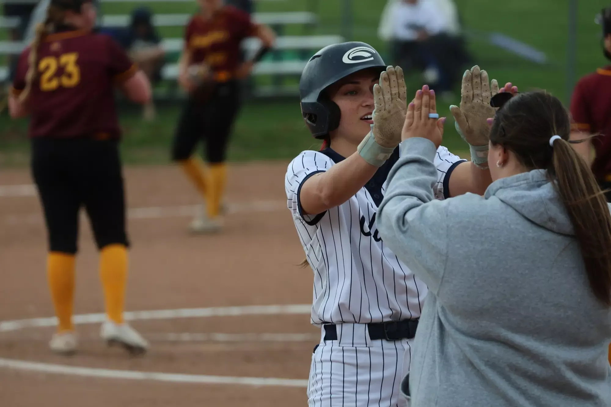 Jordy Best Coach Allen Celebration vs. Gannon 4/10/26