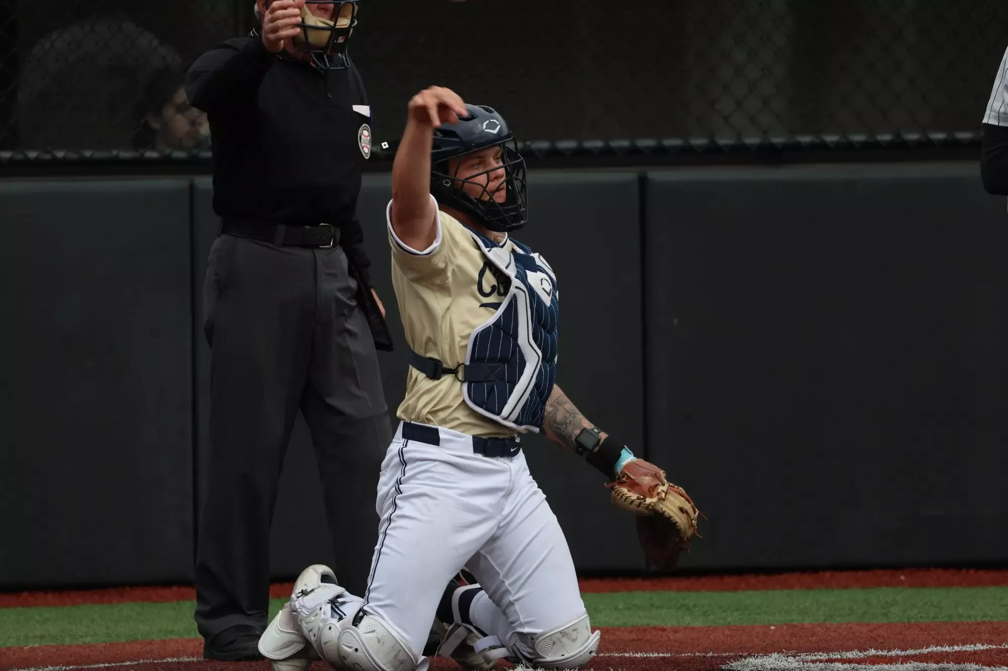Wyatt Fether Catching vs. D'Youville 4/14/26