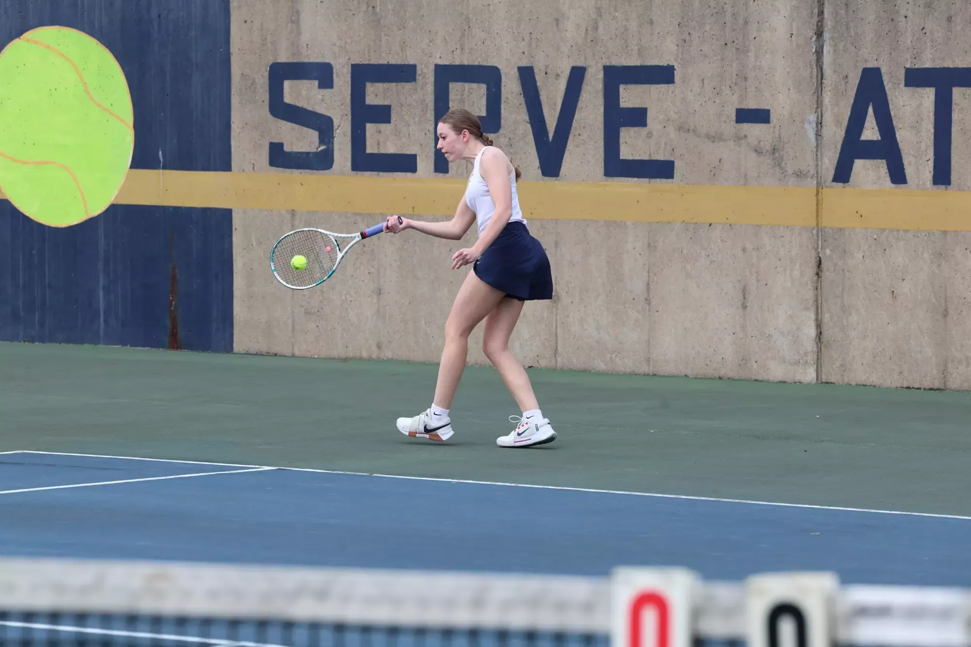 Emily McMahan Forehand Doubles vs. Slippery Rock 3/30/26