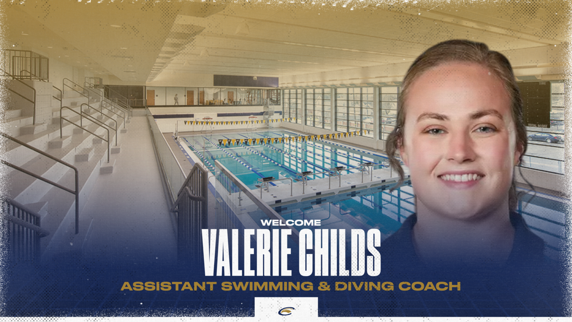 new hire valerie childs assistant swimming & diving coach