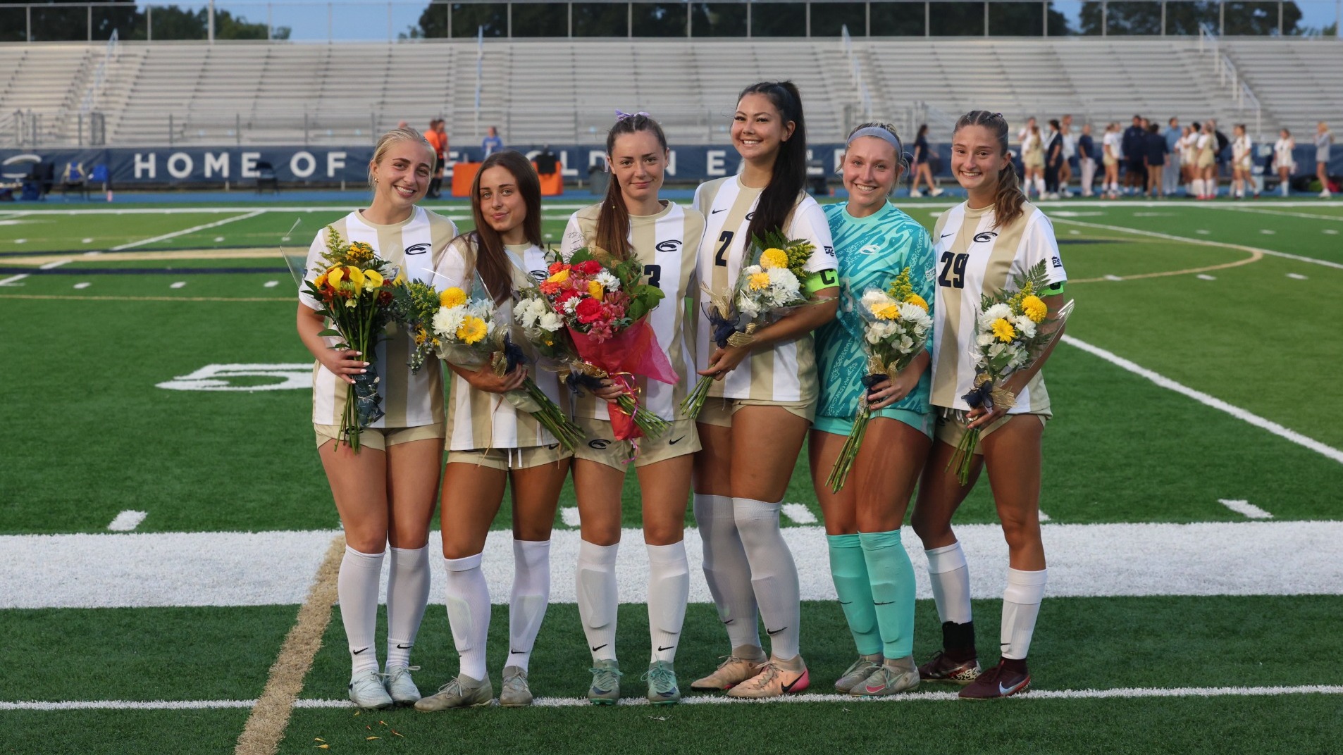 soccer senior night group photo