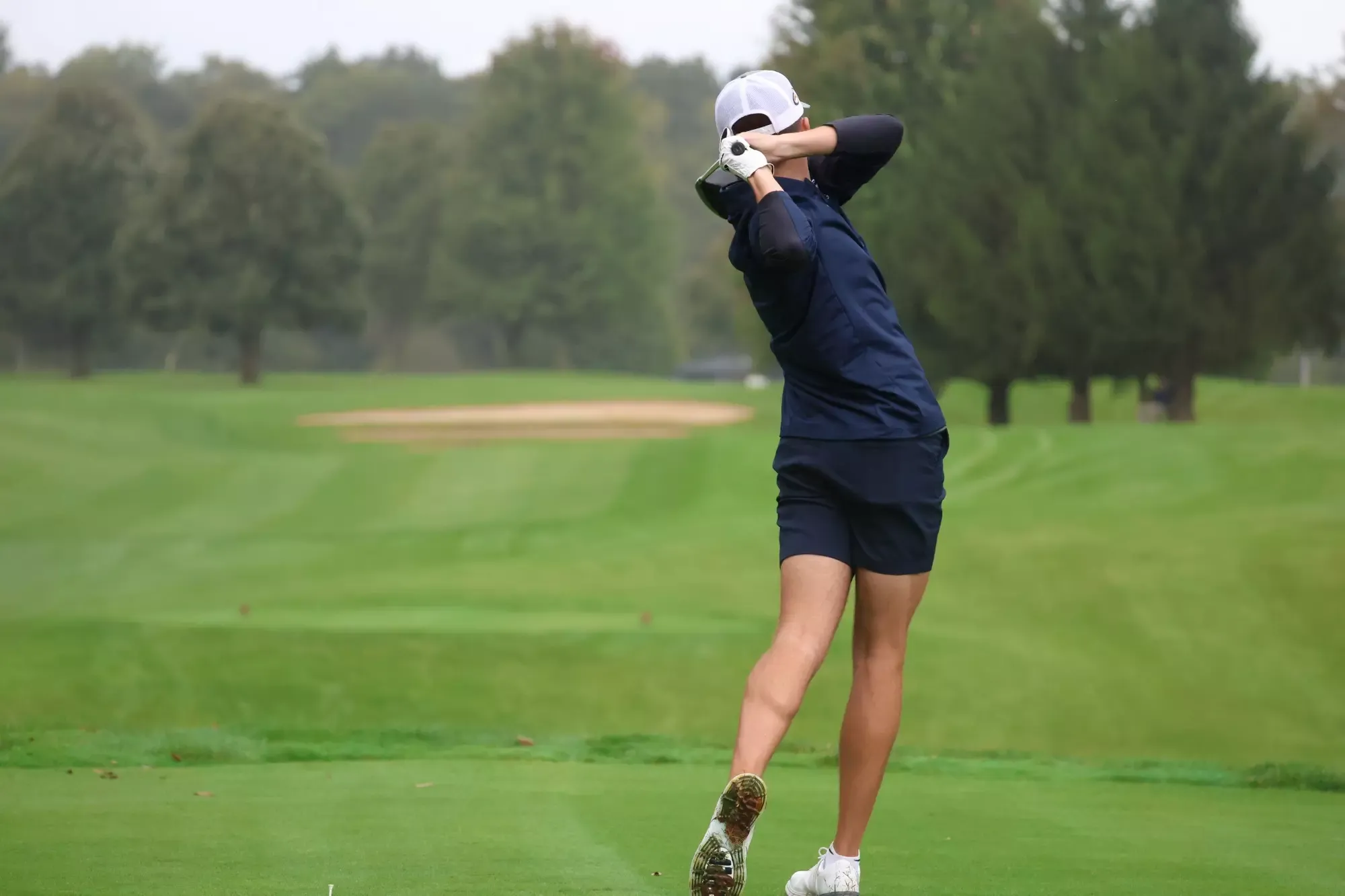 Men's Golf Grove City Invitational Devon Lauer Backswing