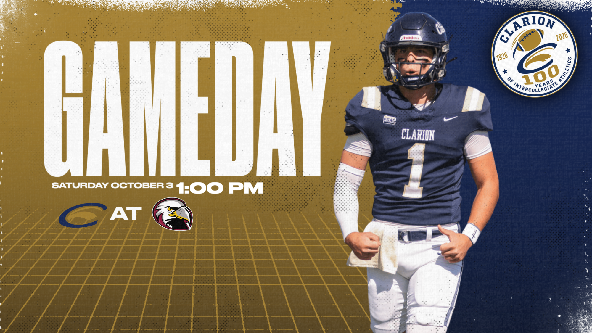 Clarion Football Gameday - 2026 - Week 5 at Lock Haven