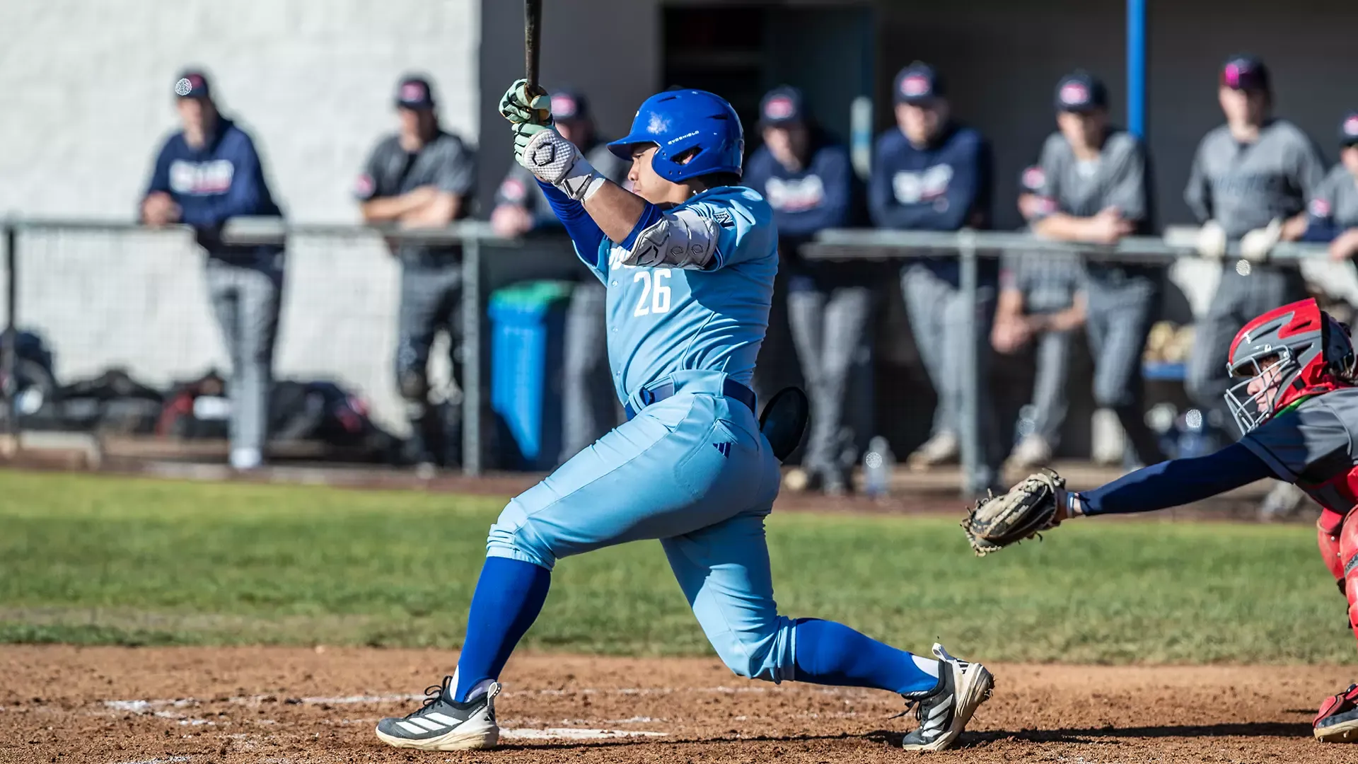 Noah Dupaya at bat vs Clackamas