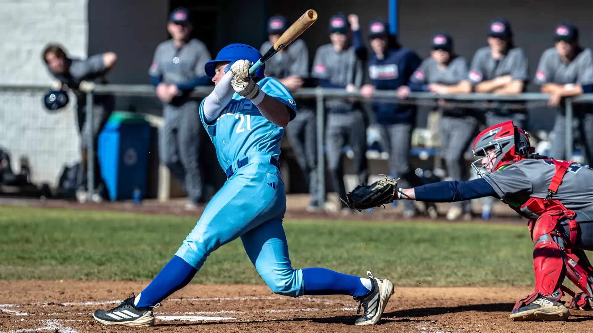 Lucas Tiernan at bat
