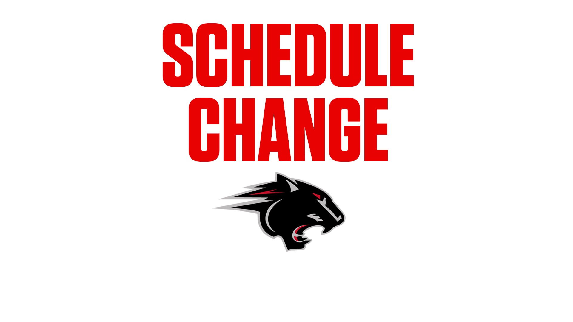 Schedule Change