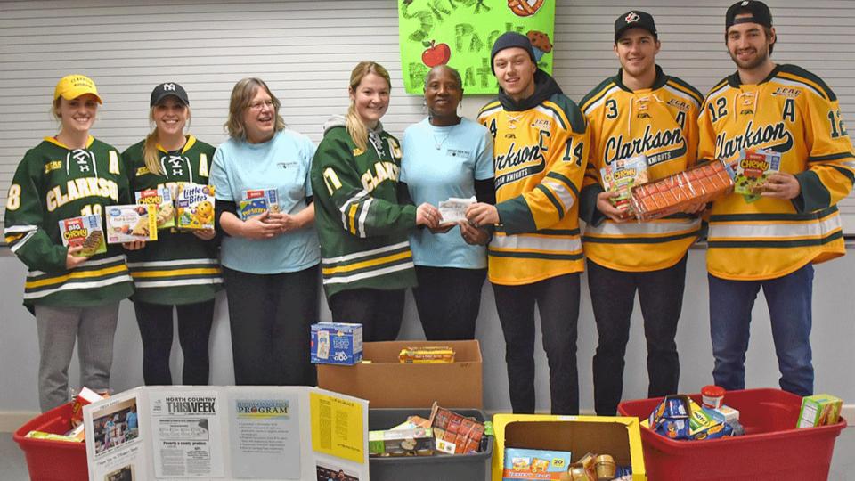 Donate to the Potsdam Snack Pack Program Clarkson University Athletics