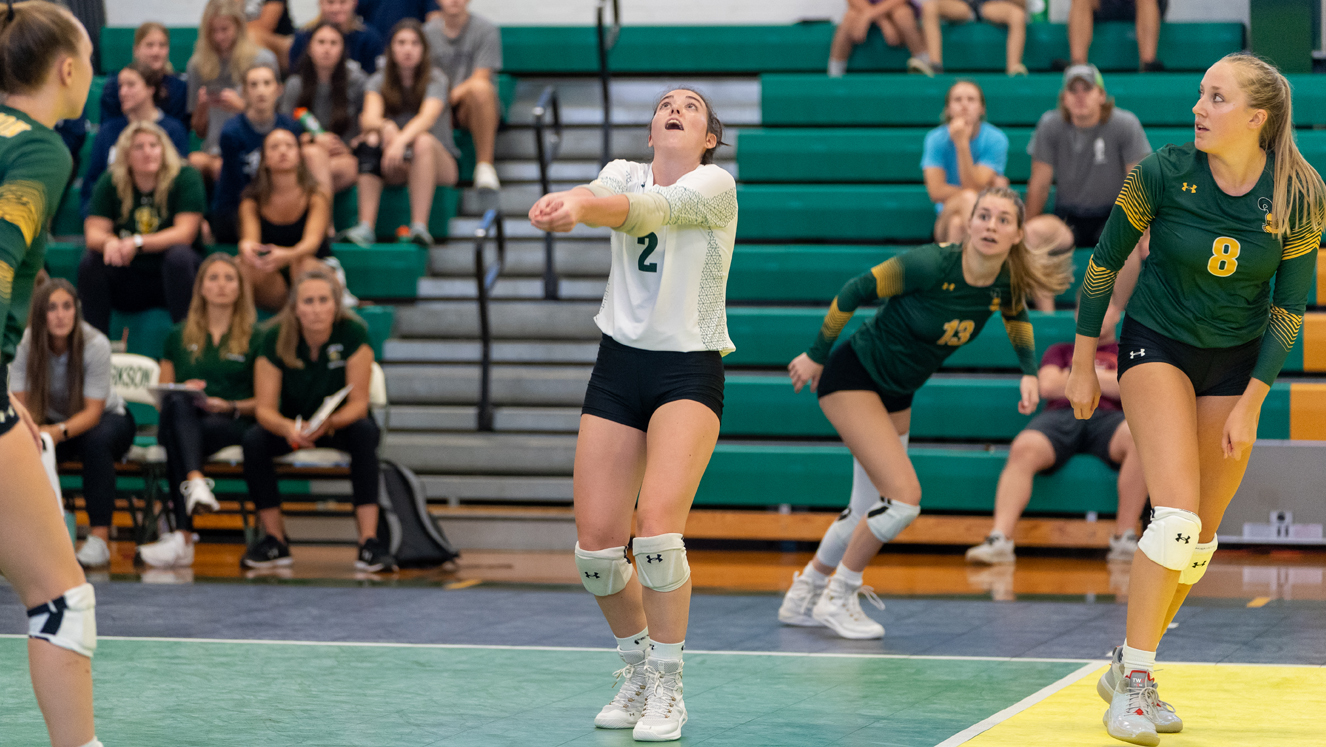 Clarkson Volleyball Sweeps Geneseo on Senior Night Clarkson