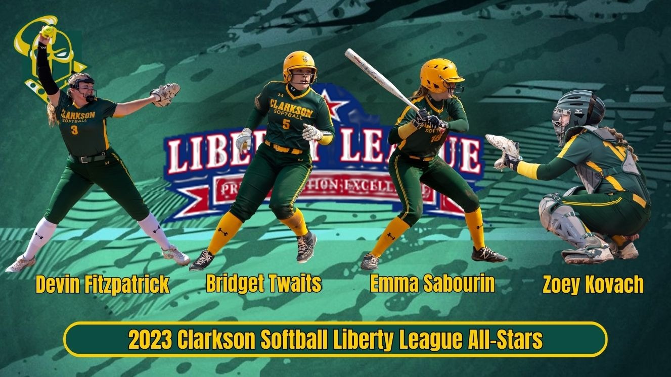 Four CU Softball Players Named Liberty League AllStars Clarkson