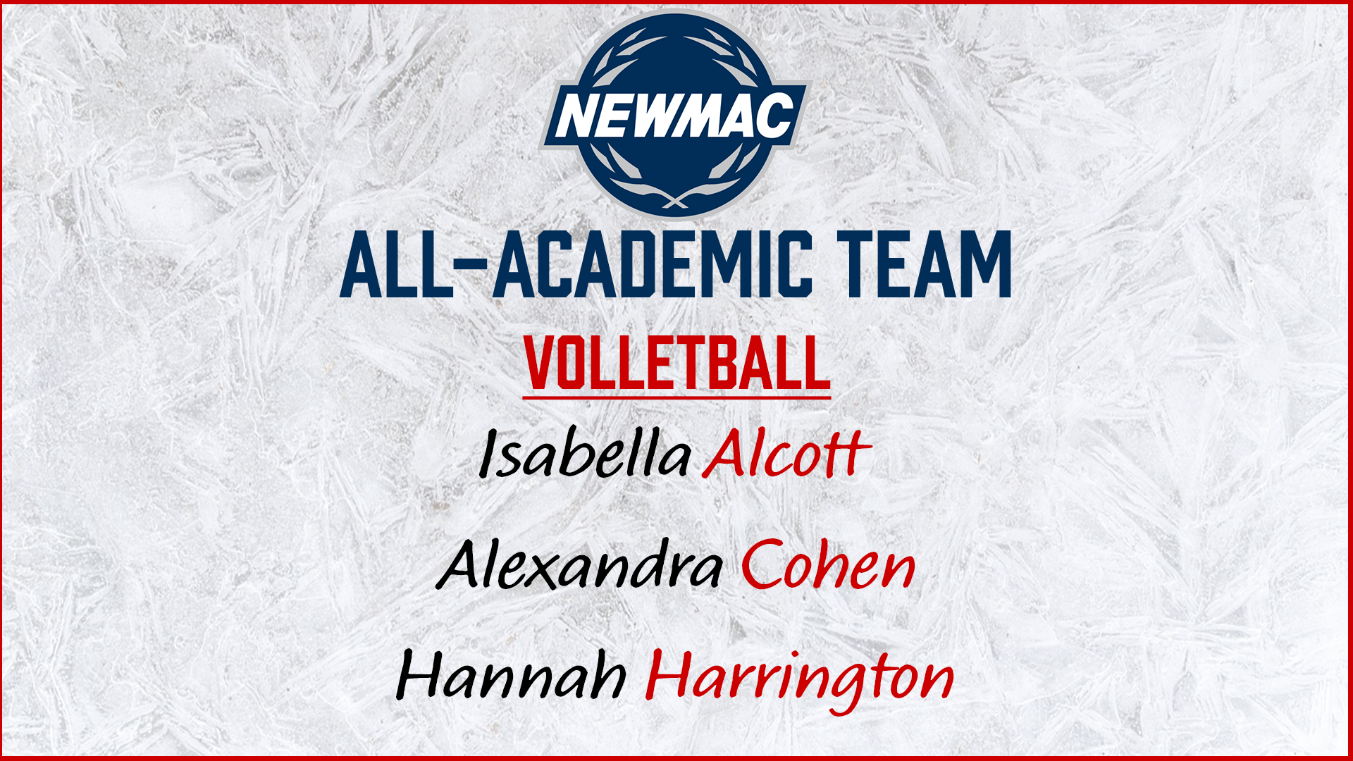 All-Academic Volleyball