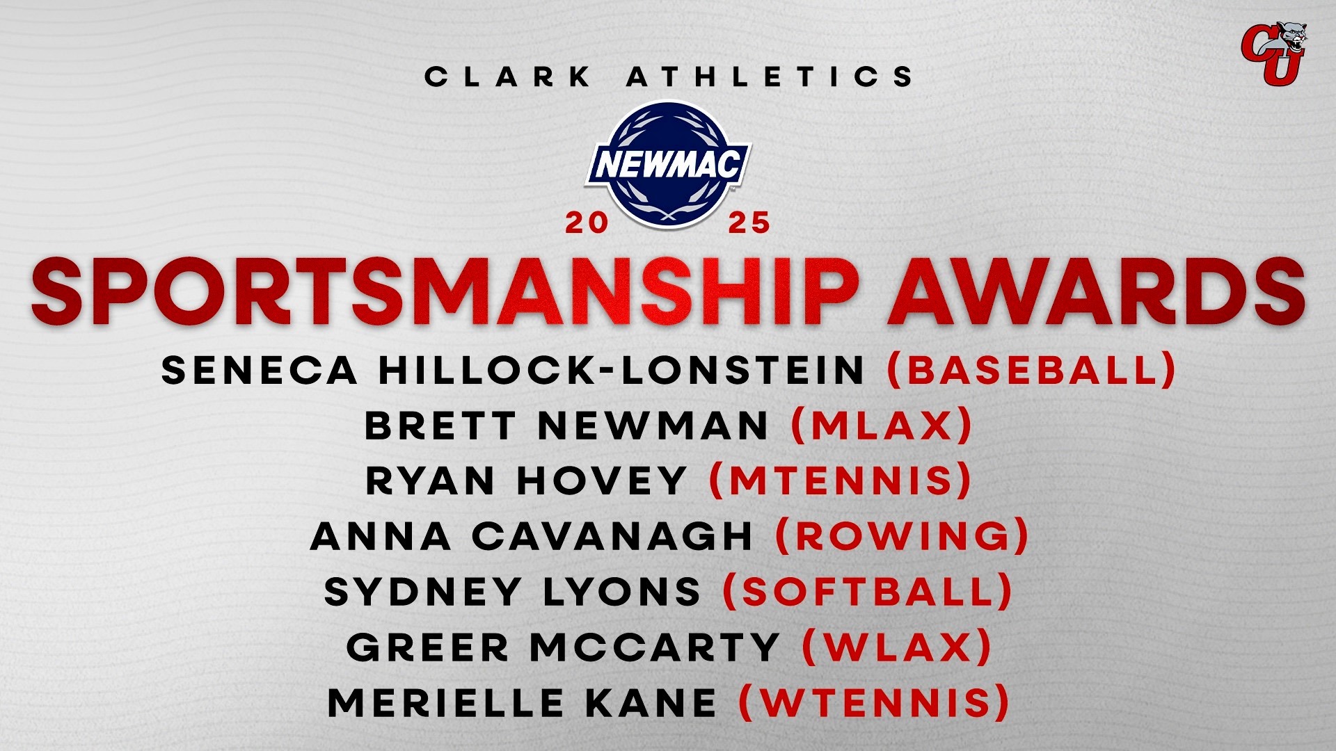 NEWMAC Sportsmanship 25