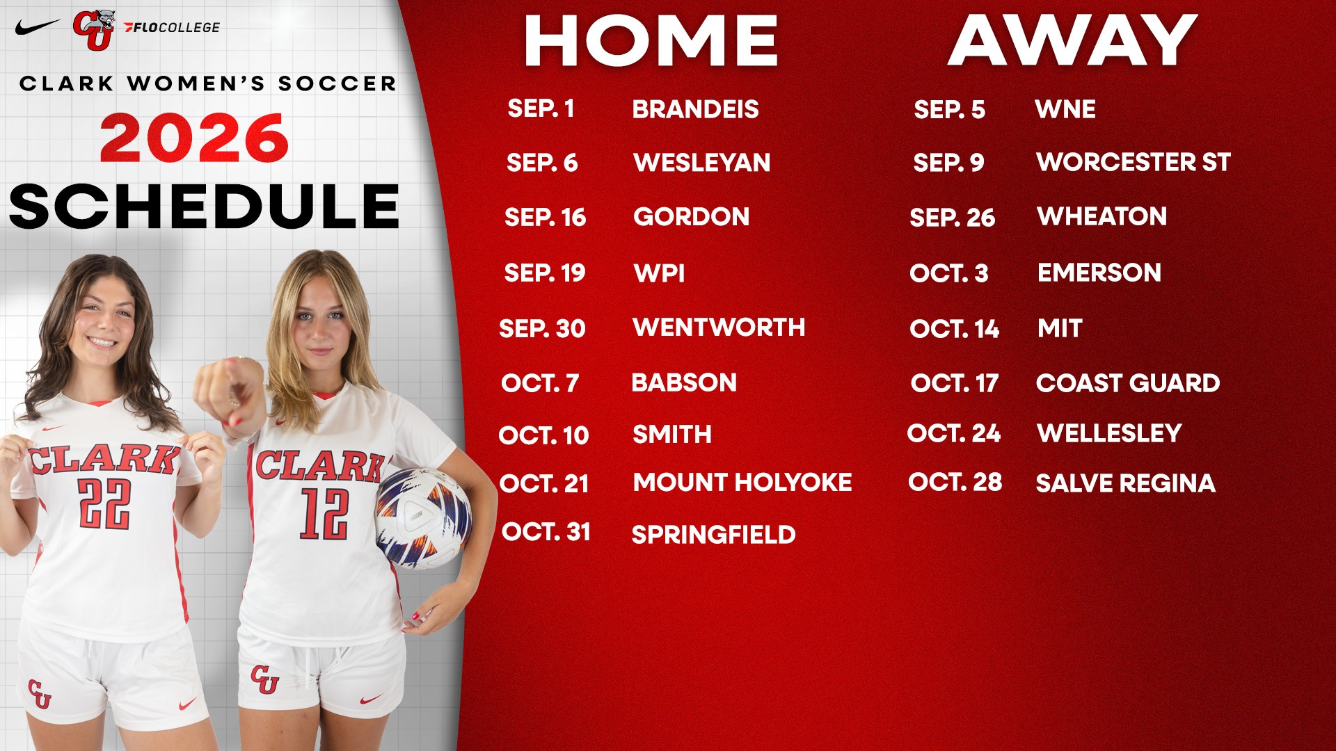 WSOC 26 Schedule