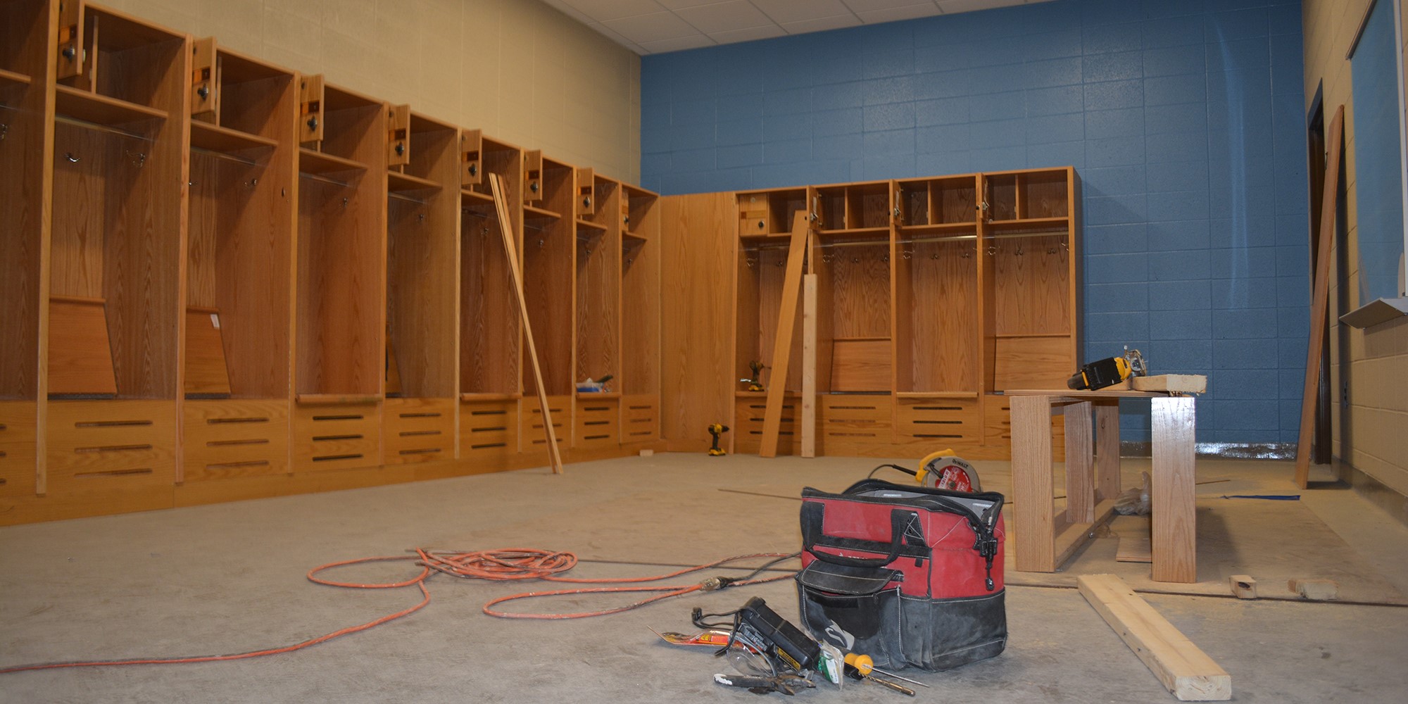11/5/18 - One of the New Team Locker Rooms