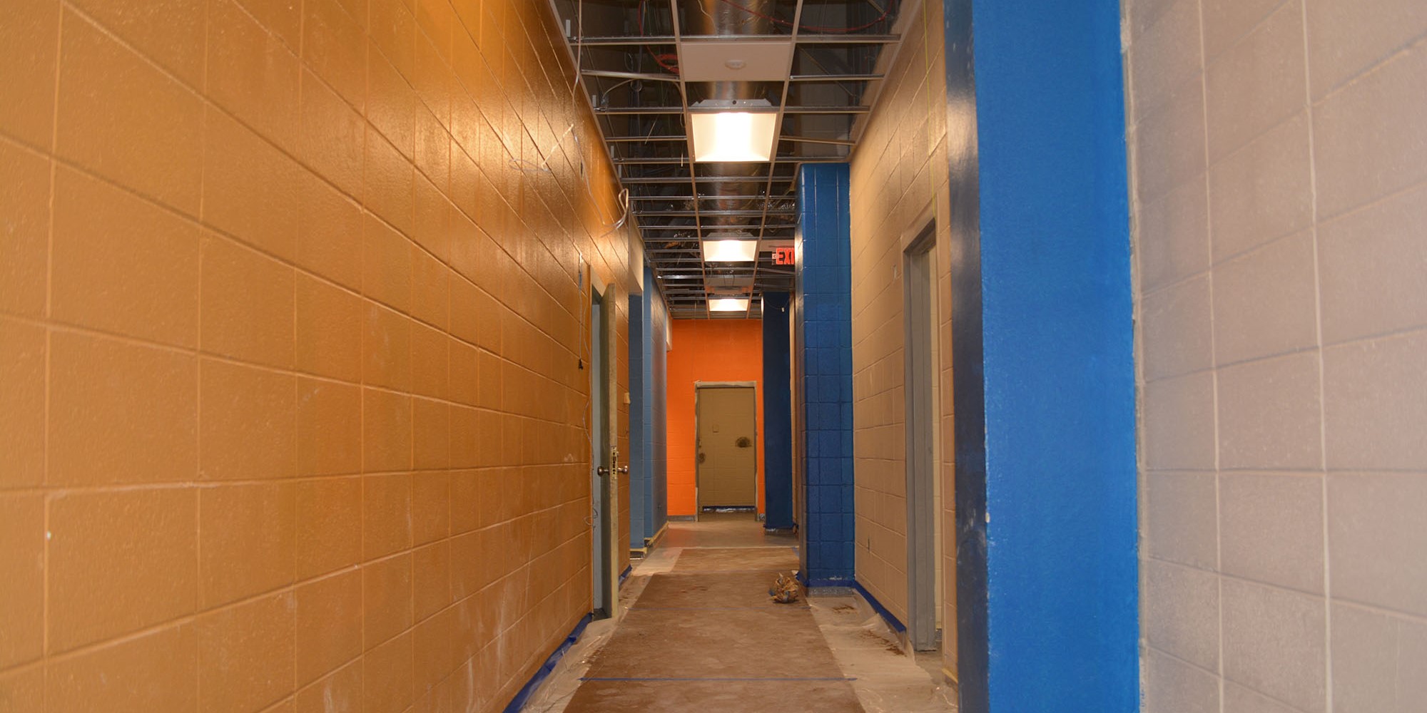 10/9/18 - A Hallway in the New Women's Locker Room