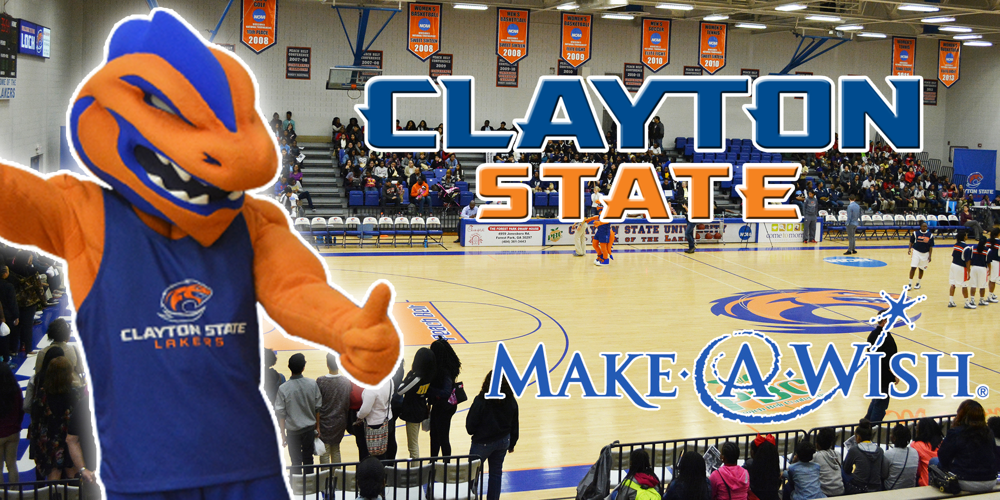 Clayton State Make-Awish Graphic