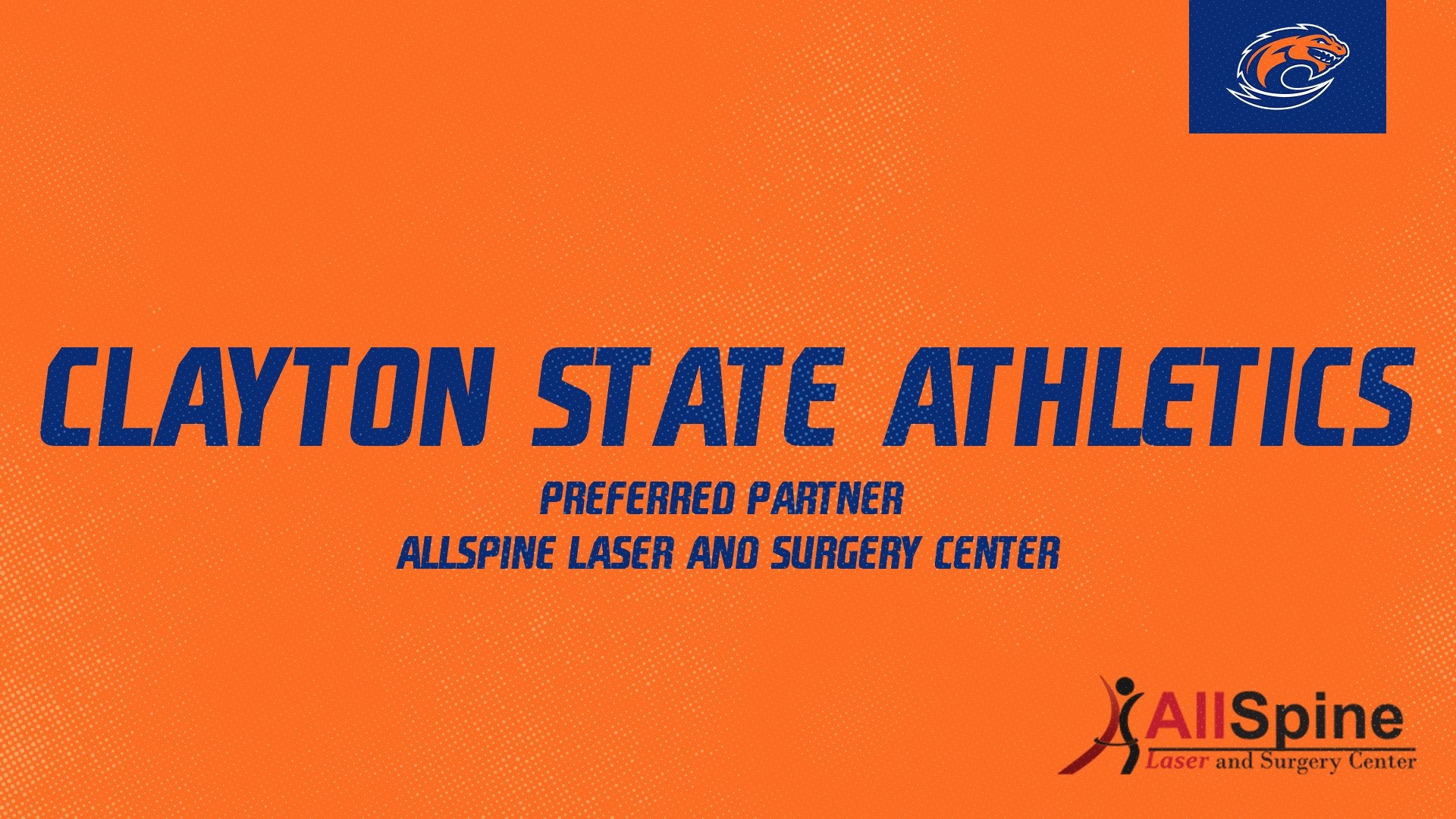 The Clayton State Department of Athletics Announces a Partnership with Allspine Laser and