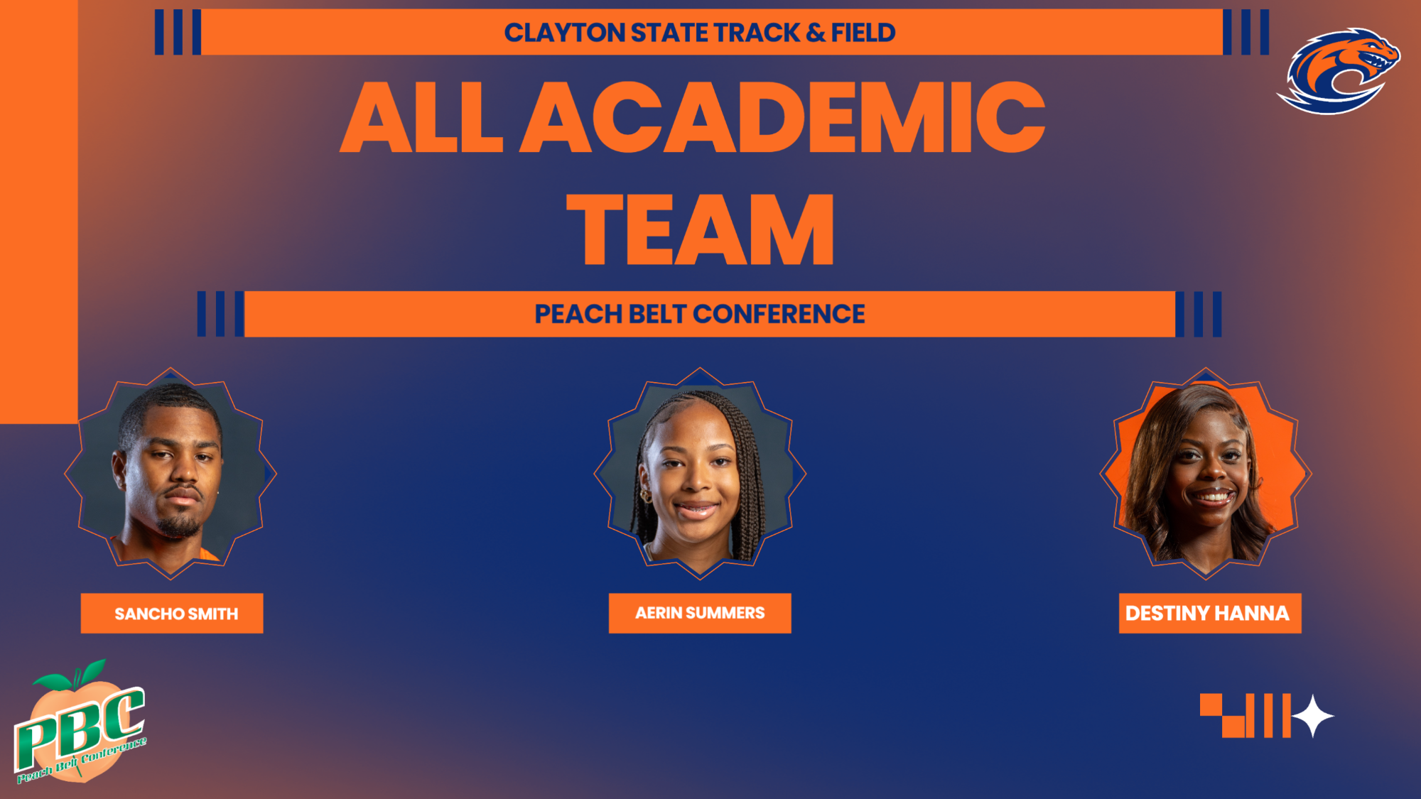 PBC All-Academic Team TF 26