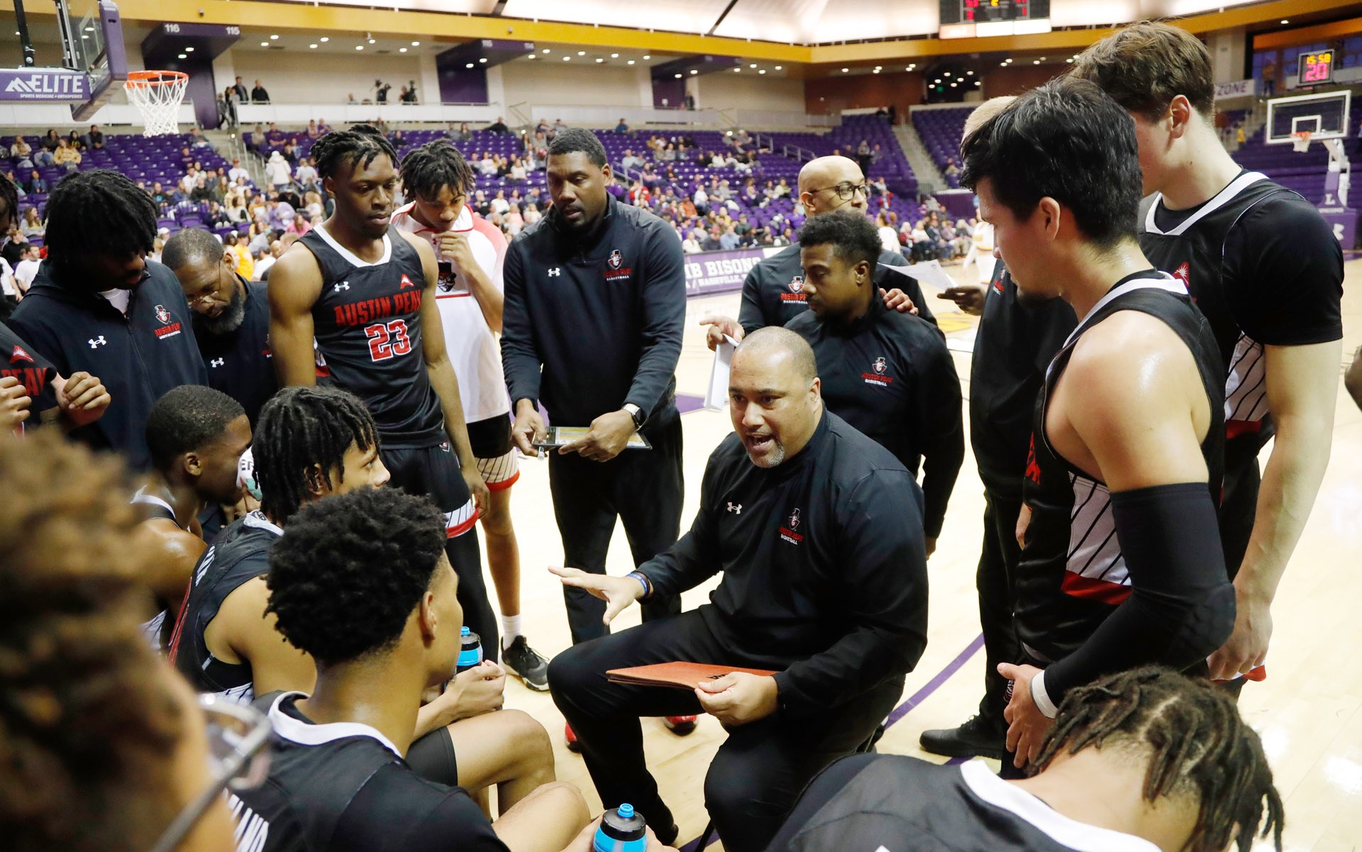 Austin Peay lost to Lipscomb 86-72 during the ASUN action Saturday at Allen Arena in Nashville. Photos by Robert Smith | APSU Athletics