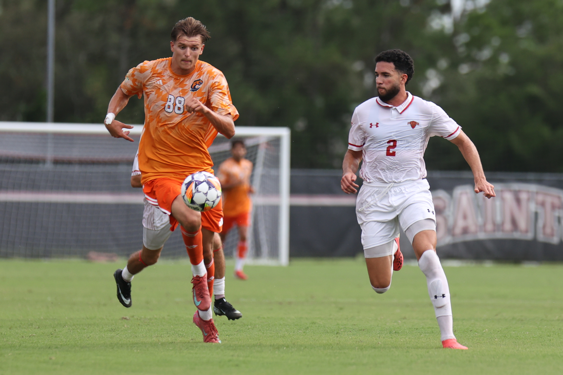  during the Lakers’ game against the Flagler Saints on Saturday, September 12, 2026 at Saints Field in Saint Augustine, Fla. / photo by Lorenzo Vasquez