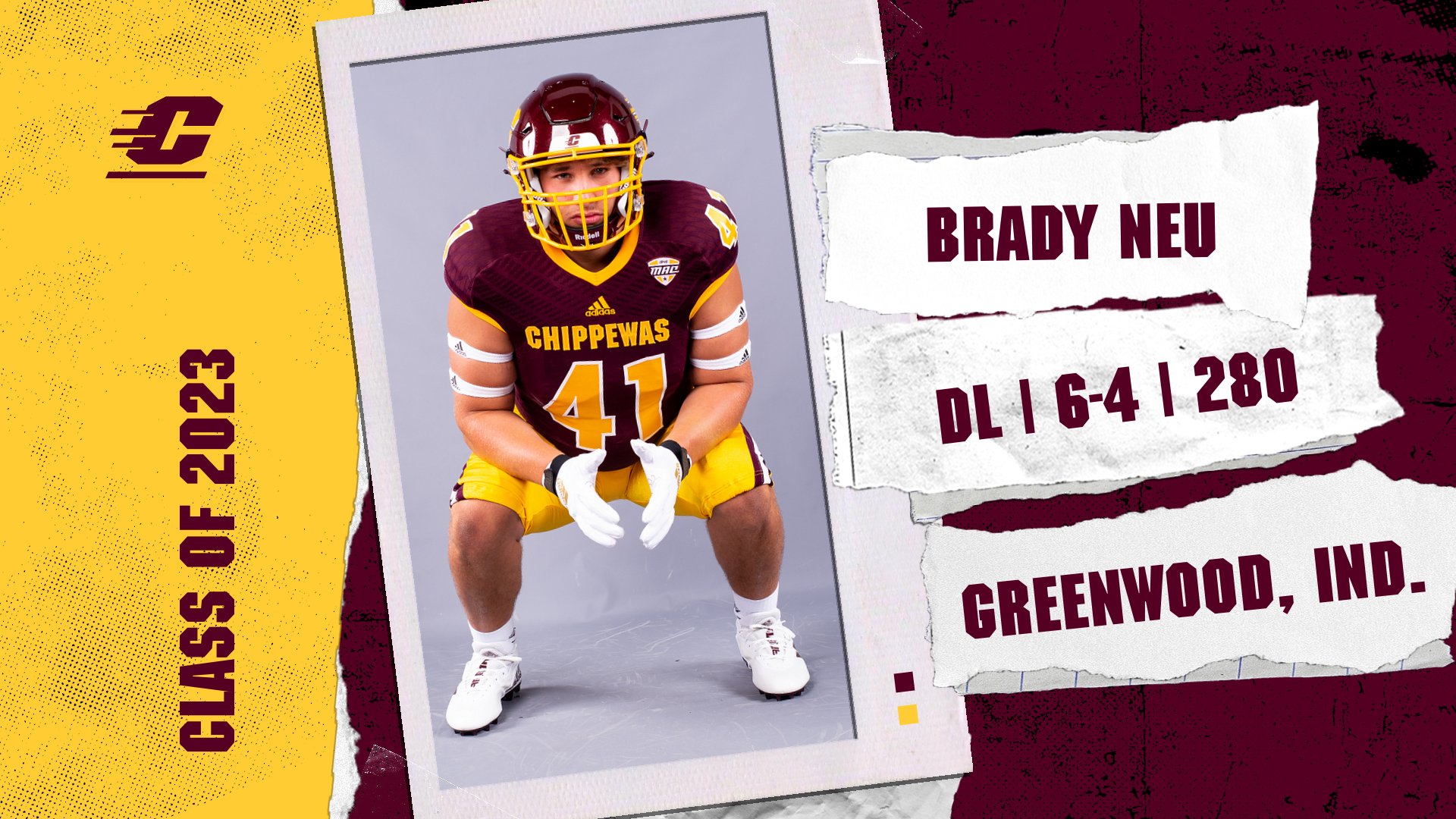 Brady Neu Football Central Michigan University Athletics