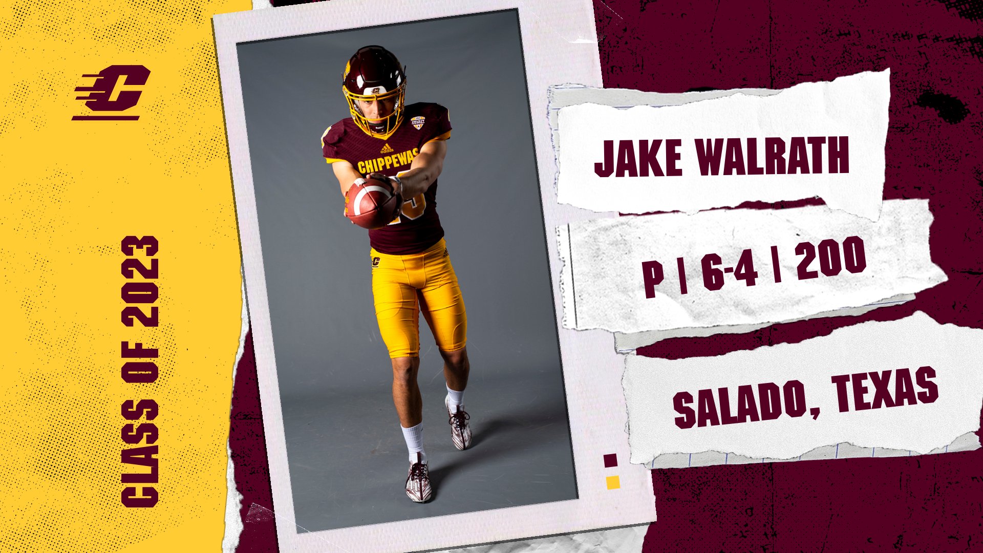 Jake Walrath - Football - Central Michigan University Athletics