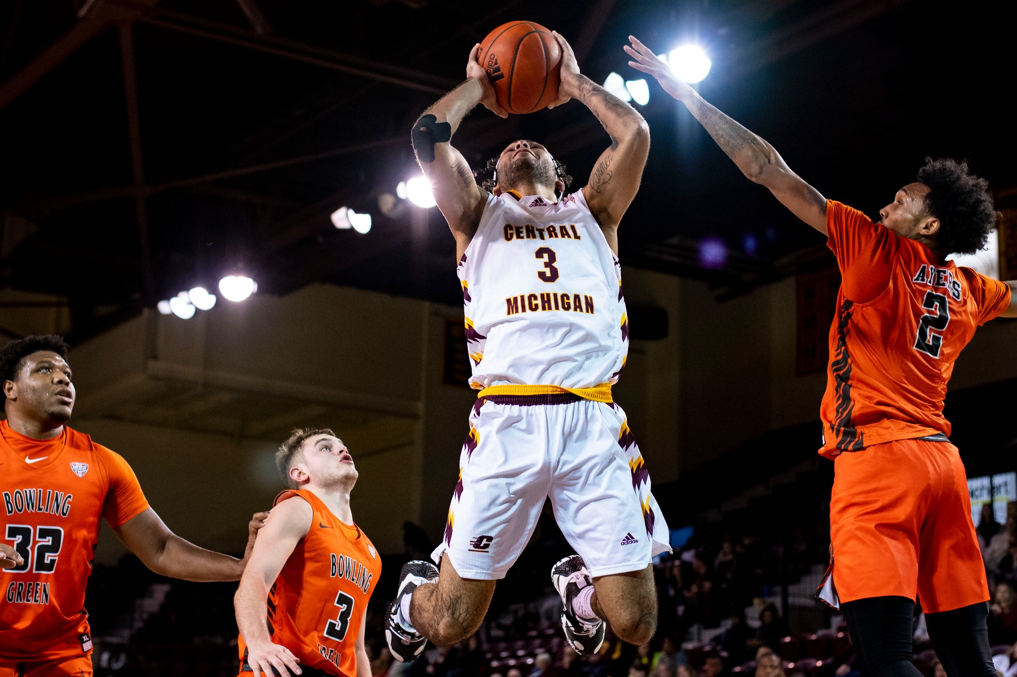HotShooting Bowling Green Outlasts Men's Basketball 8361 Central Michigan University Athletics