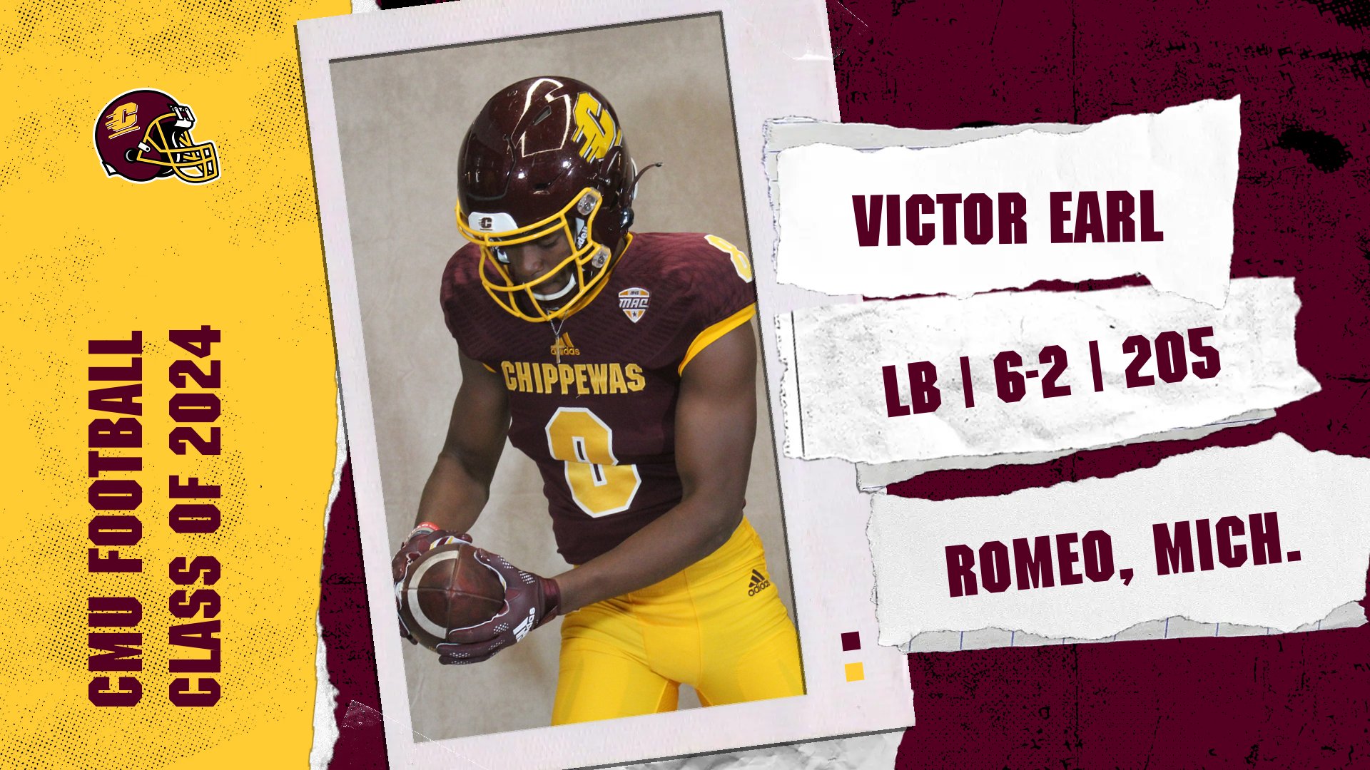Victor Earl Football Central Michigan University Athletics