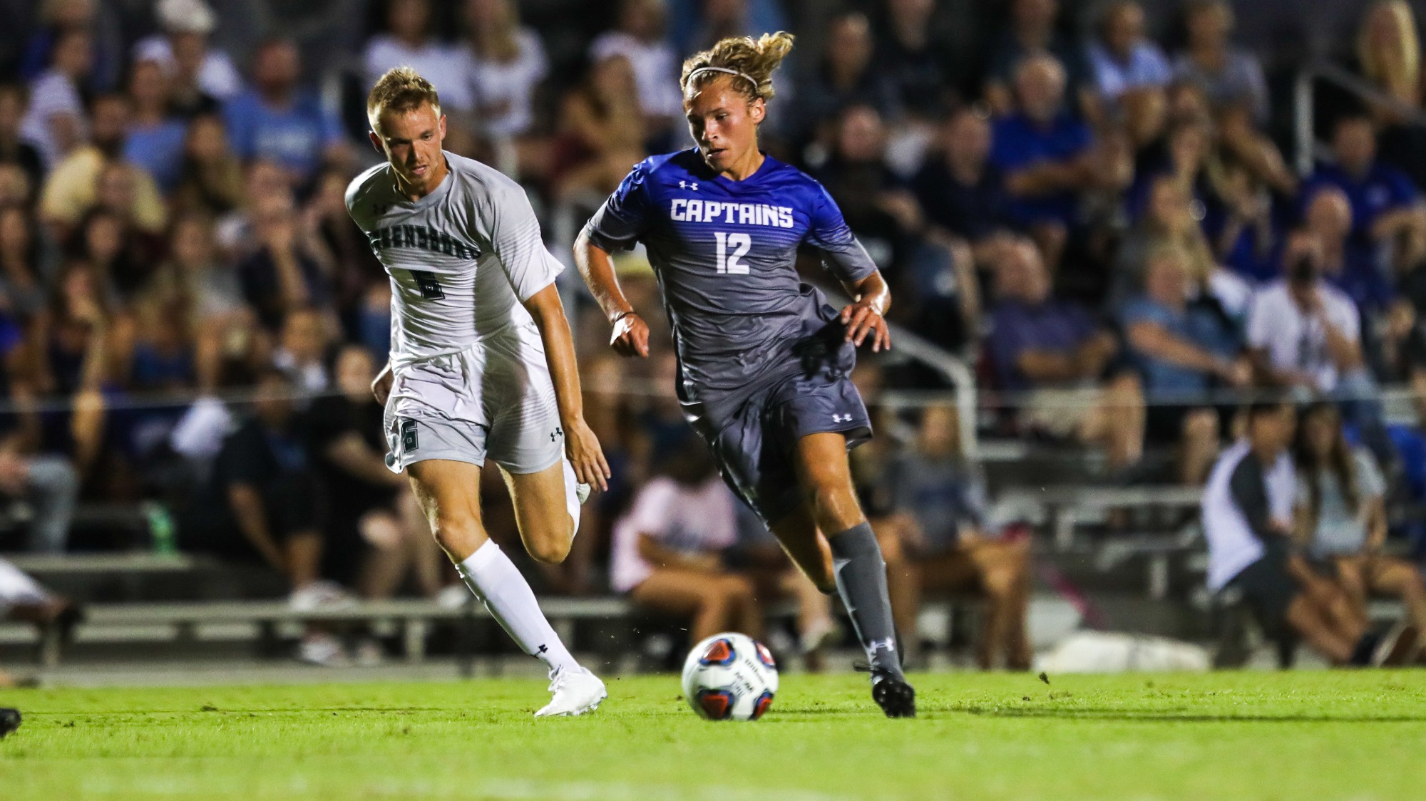 Brendan Todd Scores Late in the First Half to Lift CNU Men's Soccer