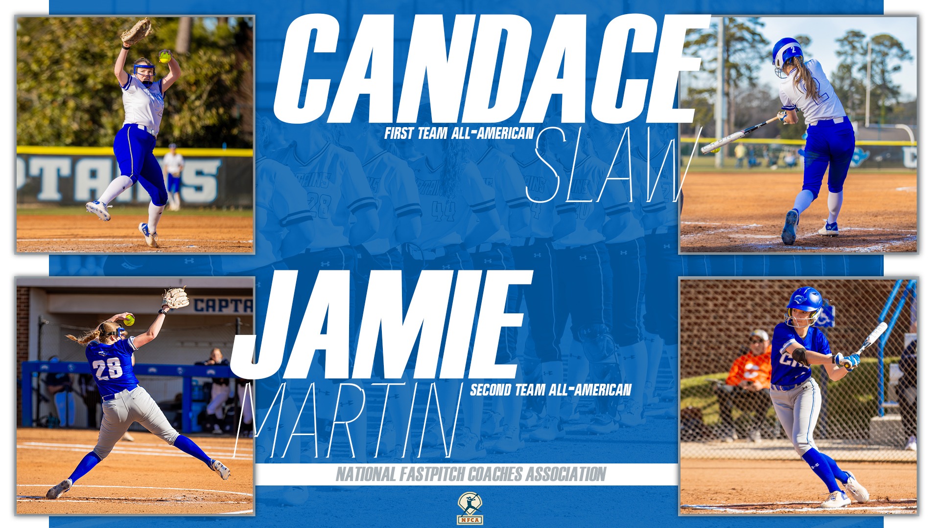 Jamie Martin and Candace Slaw All-Americans 2025