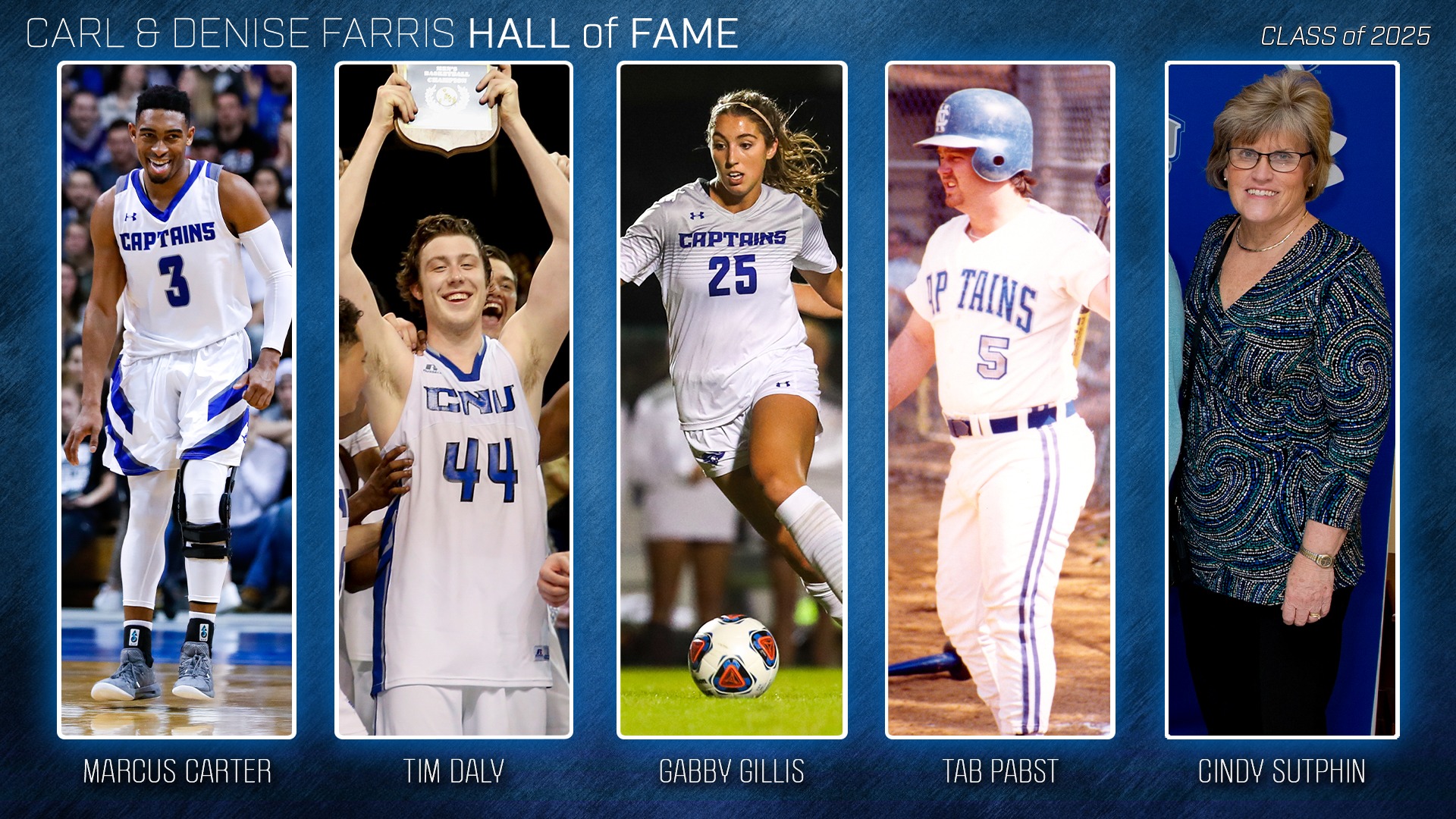 2025 Carl and Denise Farris Hall of Fame Inductees