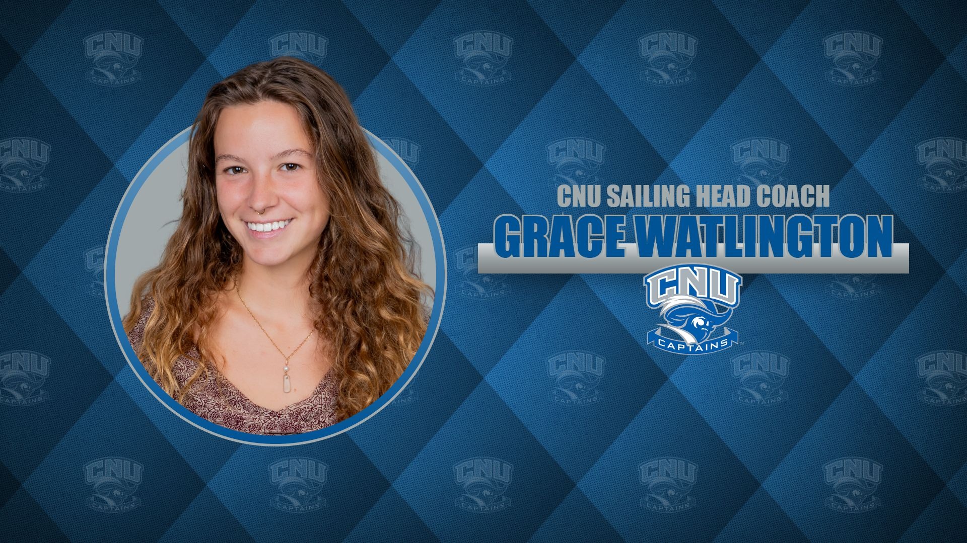 CNU Sailing Head Coach Grace Watlington