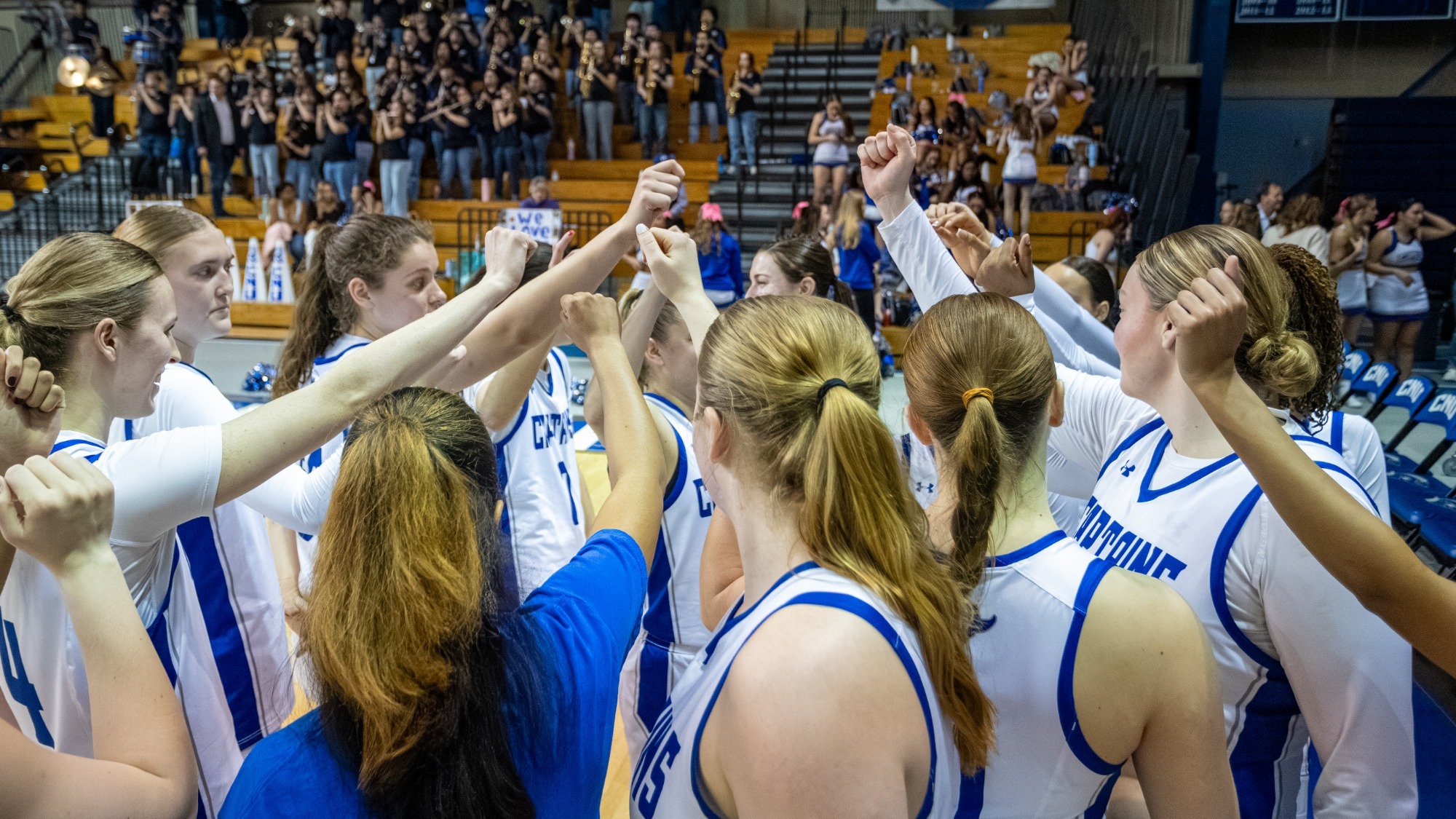Women's Basketball Huddle
