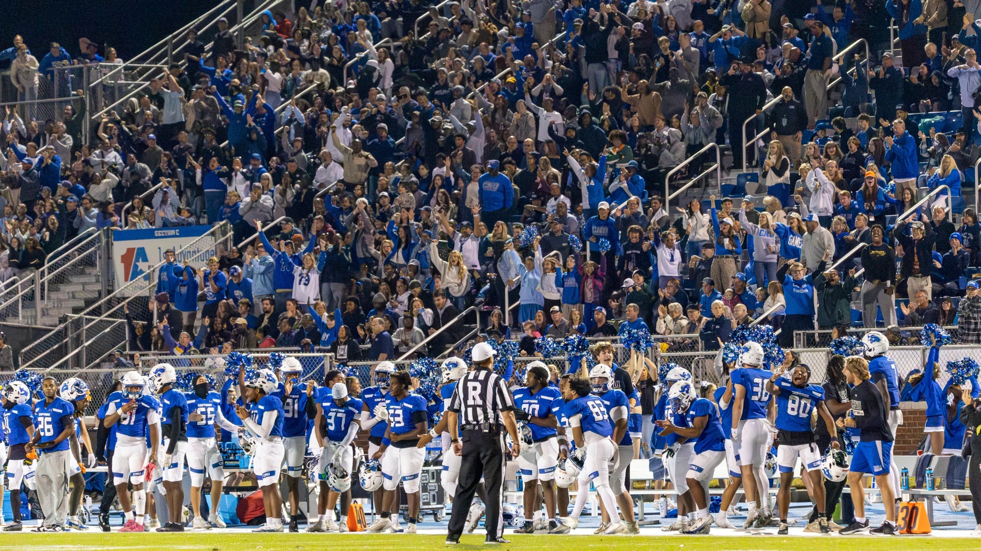 TowneBank Stadium Crowd Shot from 2025 Football