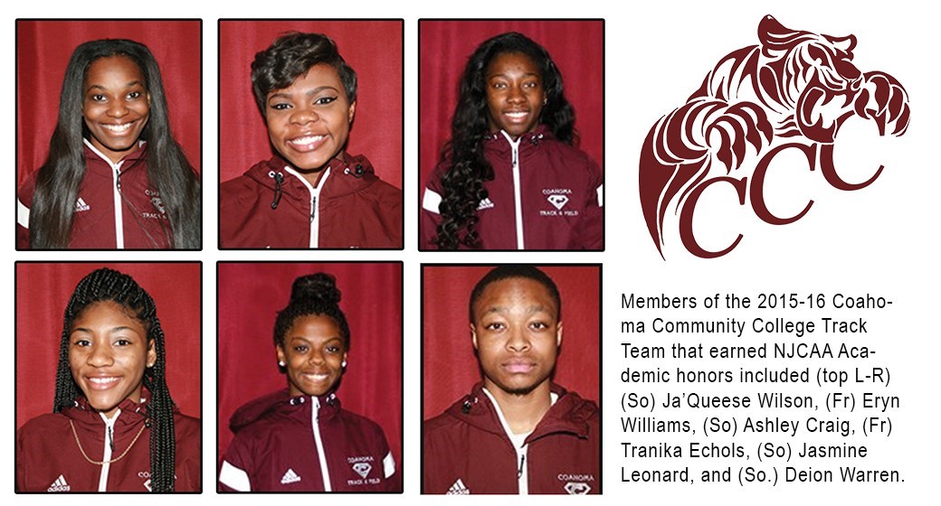Tigers Track Recognized for Academic Achievement by NJCAA Coahoma Community College Athletics
