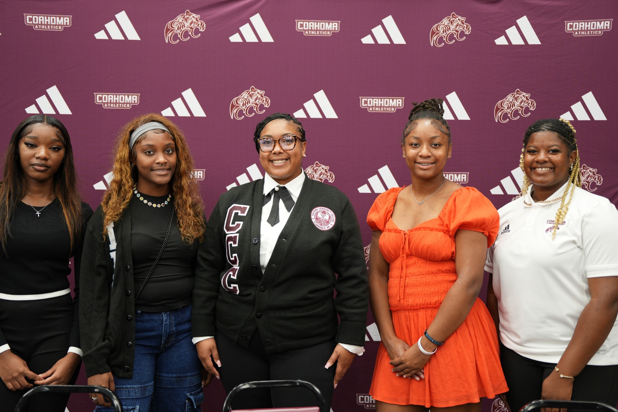 Head VolleyBall Coach Crawford and Players