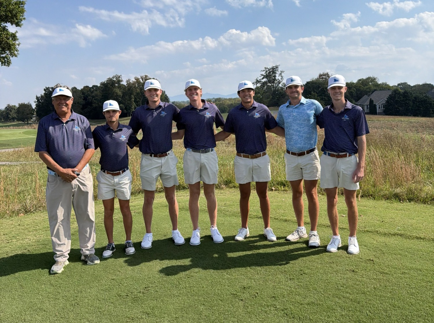 Men's golf team photo