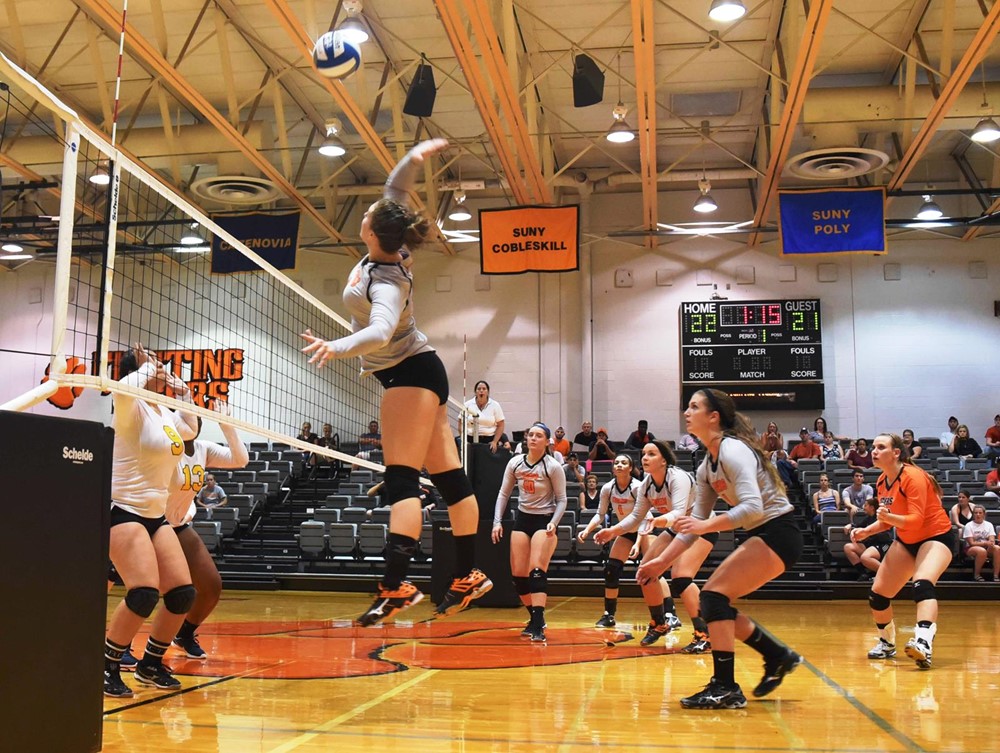 Fighting Tiger Volleyball Closes NEAC Season at SUNY Polytechnic Event