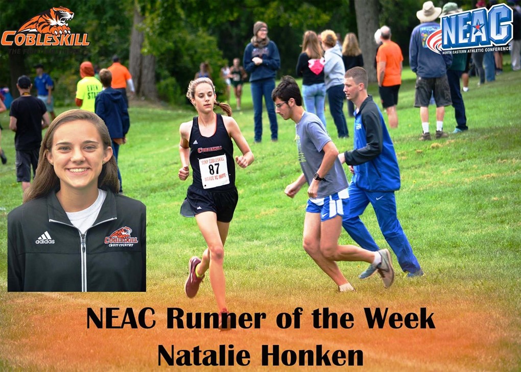 SUNY Cobleskill's Natalie Honken Named NEAC Female Cross Country Runner