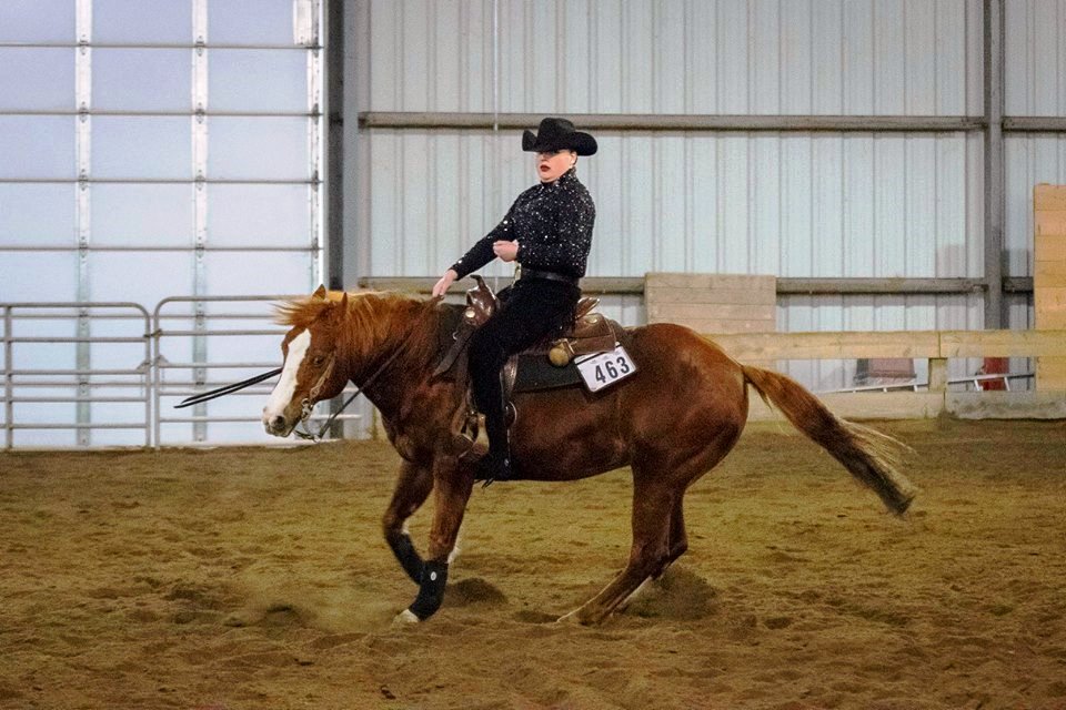 Western Equestrian Baylee Reader at Regionals