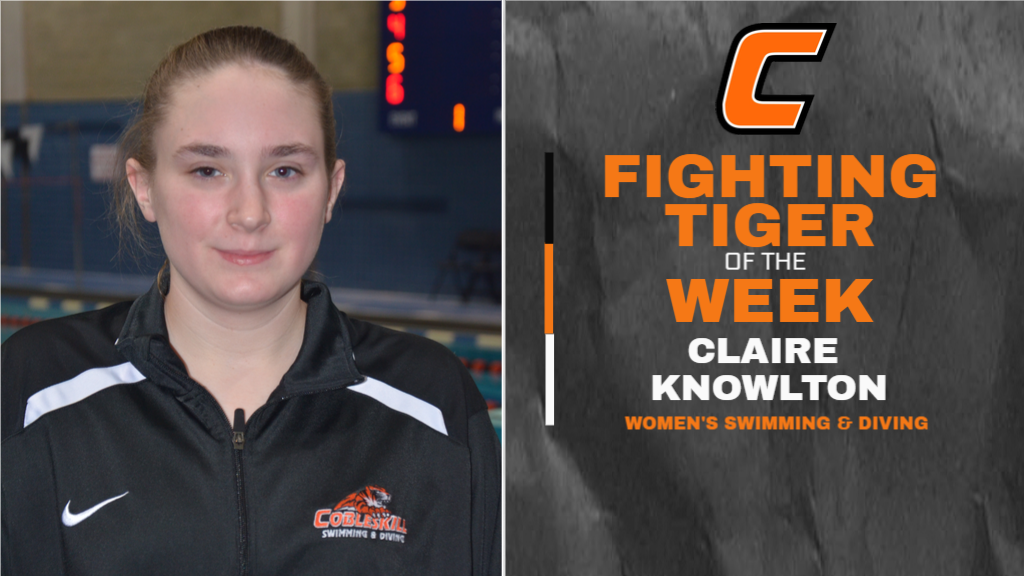 Women's Swimming & Diving Claire Knowlton Named Aof W