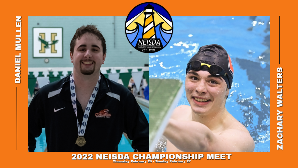 Fighting Tiger Men's Swimmers Mullen & Walters NEISDA Qaulifiers
