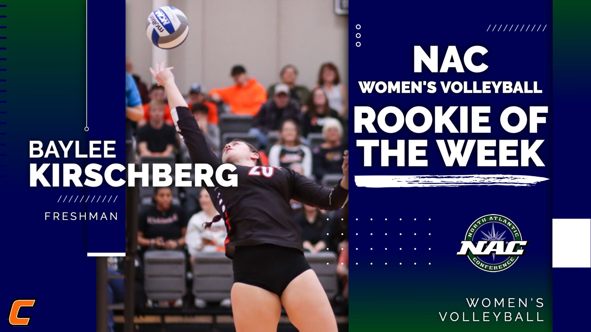 Baylee Kirschberg 2023 Women's Volleyball SUNY Cobleskill Athletics