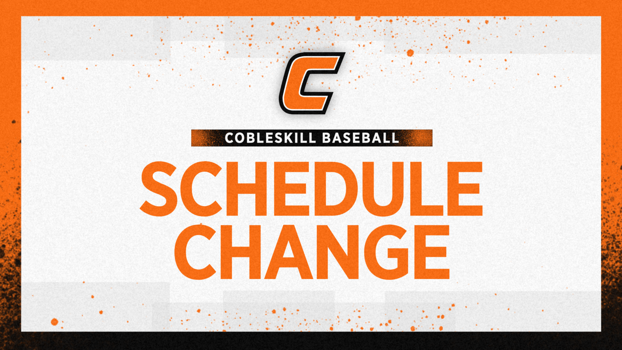 Baseball schedule change
