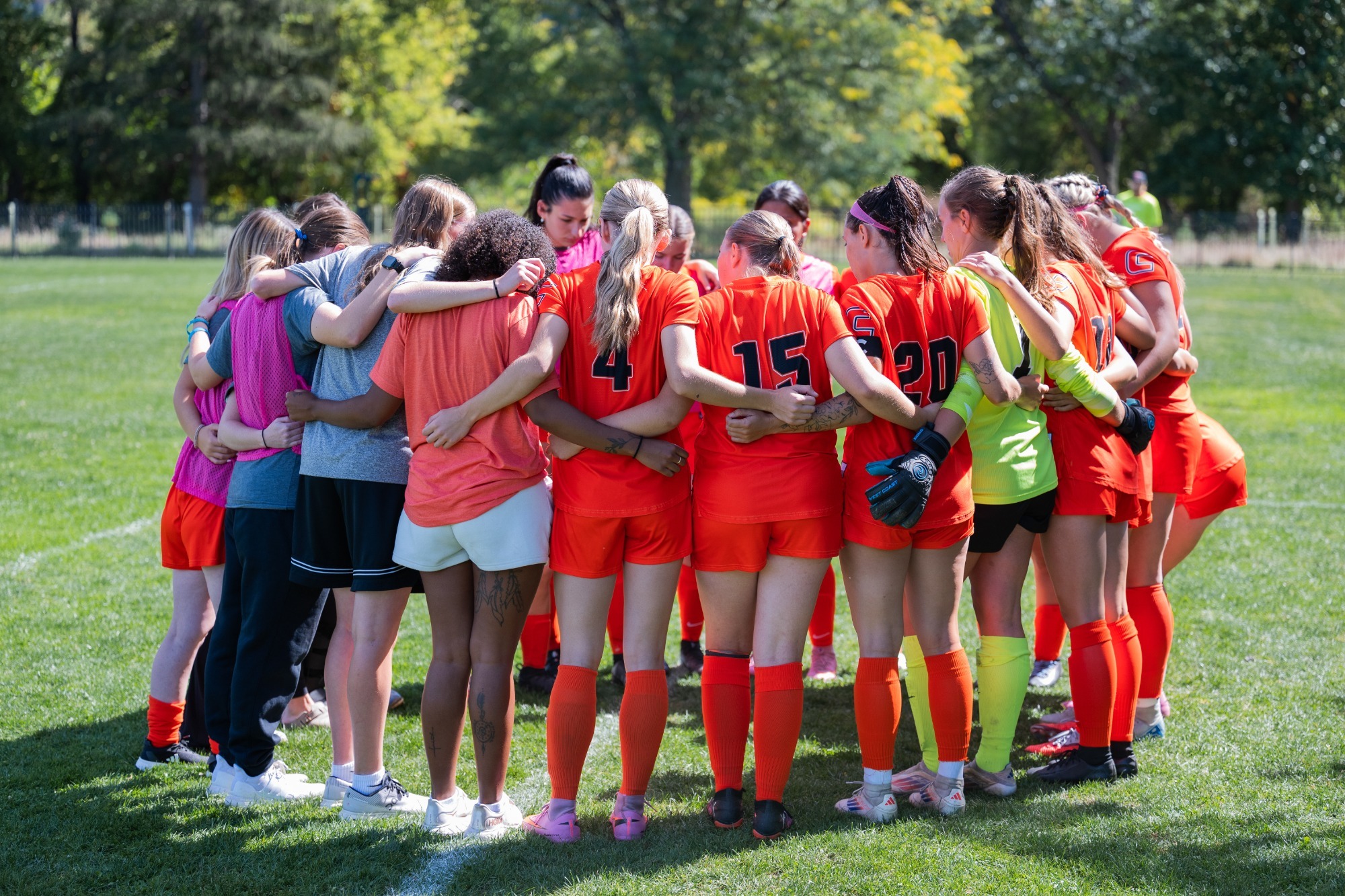 Women's Soccer Hudle