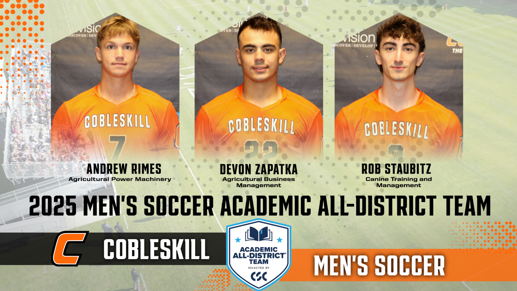 2025 CSC Men's Soccer All-District