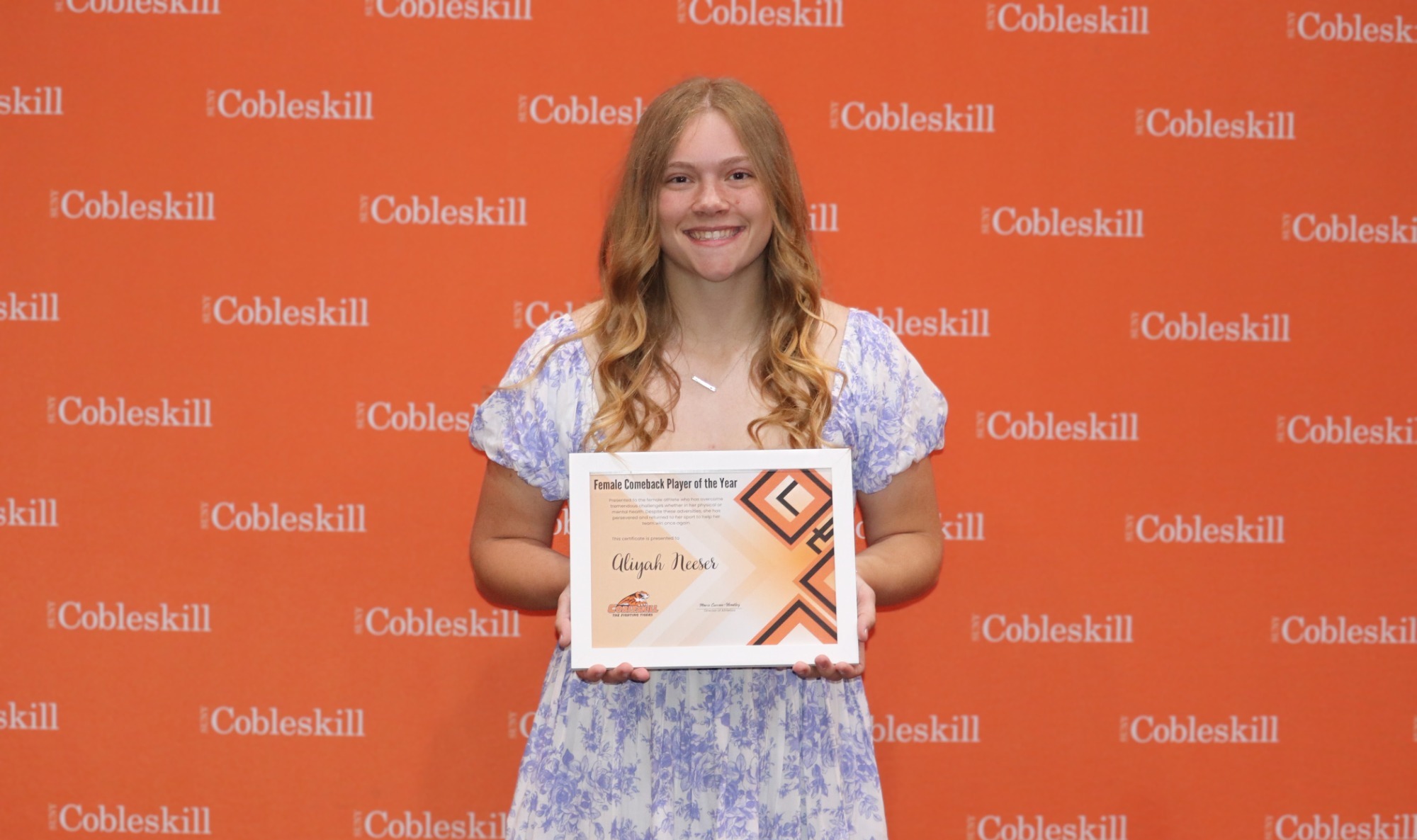 Neeser Comeback player of the Year